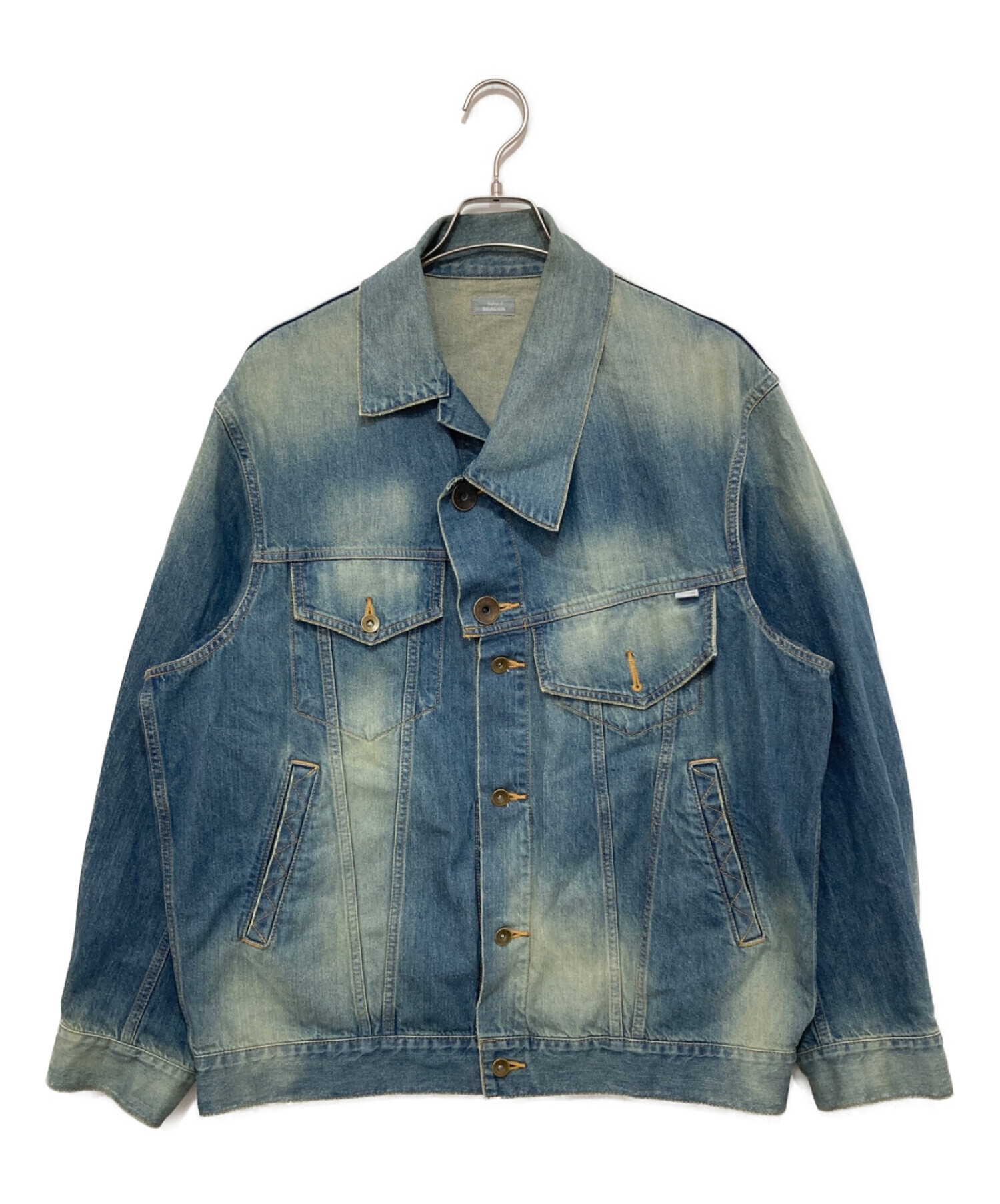 中古・古着通販】kolor/BEACON (カラービーコン) Denim 前変形ブルゾン