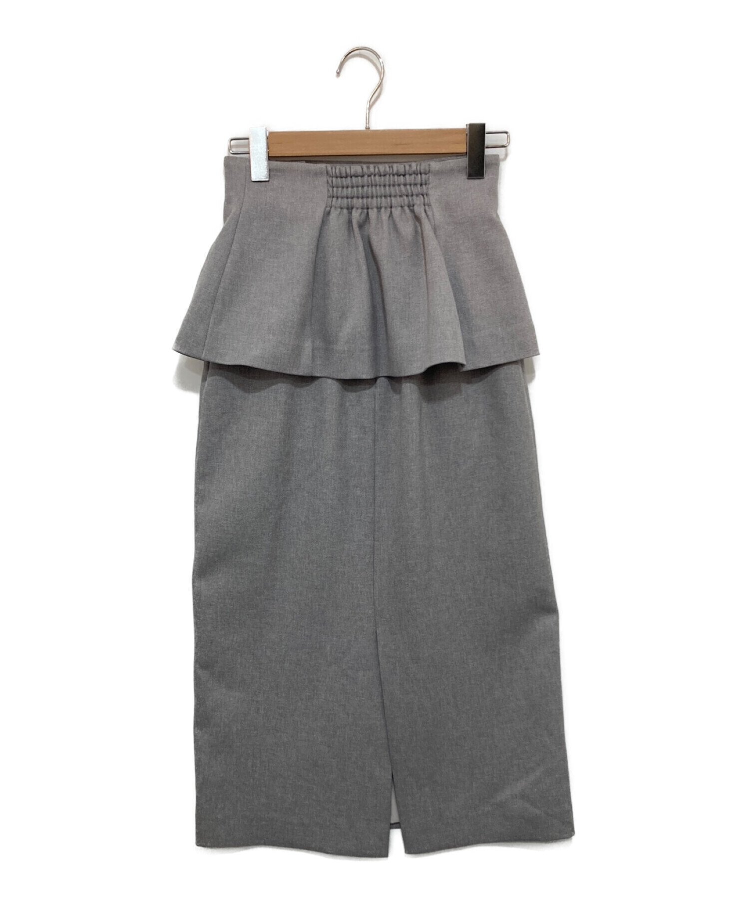 CELFORD (セルフォード) 2WAYペプラムナロースカート グレー サイズ:36 未使用品