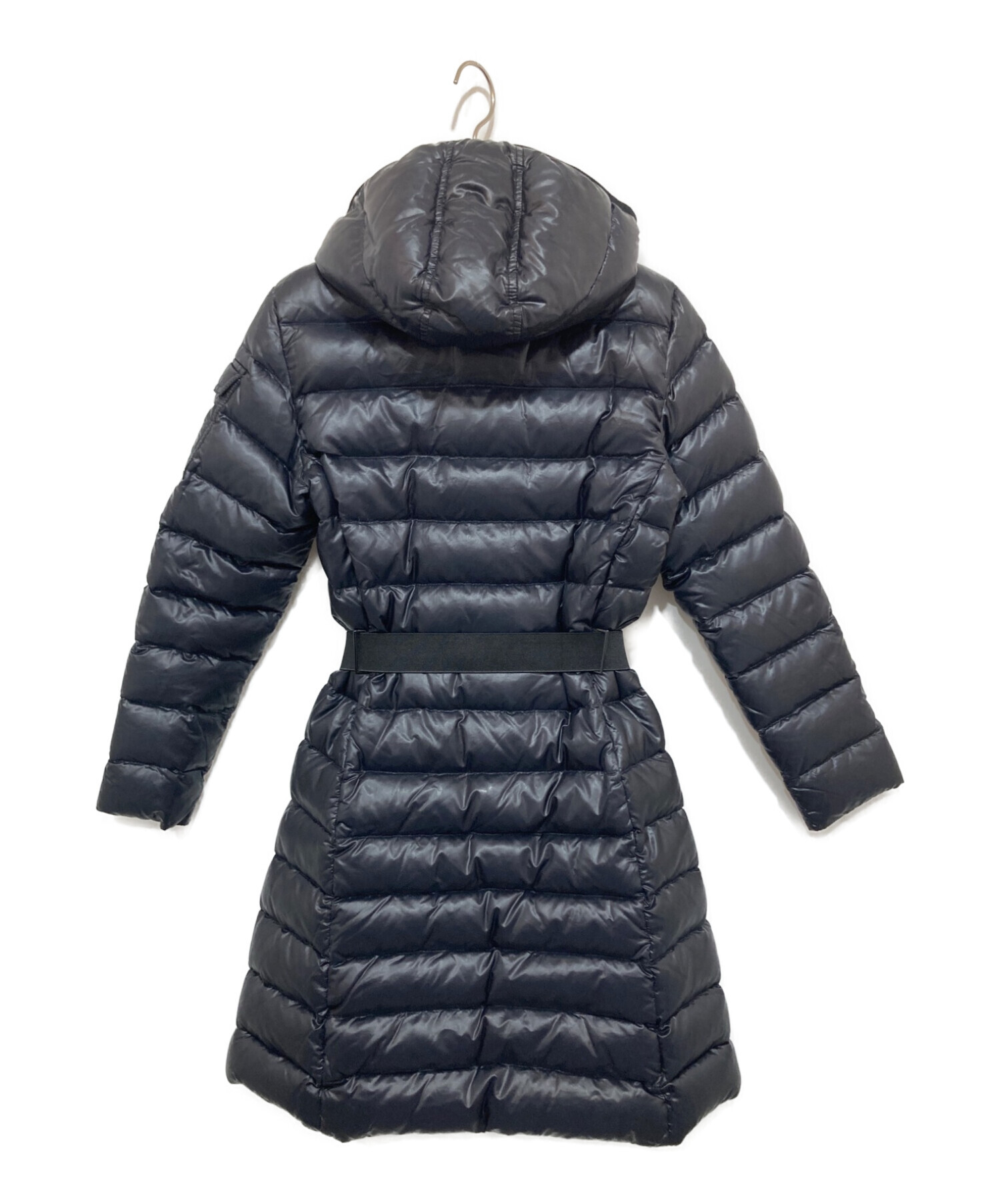 MONCLER (モンクレール) MOKACINE ベルト付ダウンコート ブラック