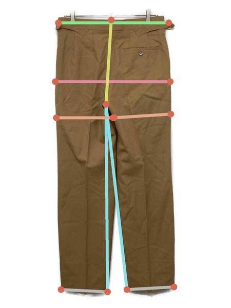 【中古・古着通販】Fumiya Hirano The Trousers (フミヤ ヒラノ ザ トラウザーズ) REGENT タックスラックス ベージュ  サイズ:36｜ブランド・古着通販 トレファク公式【TREFAC FASHION】スマホサイト