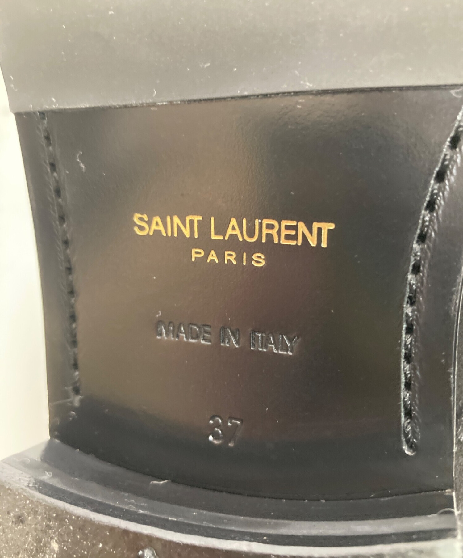 中古・古着通販】Saint Laurent Paris (サンローランパリ) ファー使いショートブーツ ブラック サイズ:37｜ブランド・古着通販  トレファク公式【TREFAC FASHION】スマホサイト
