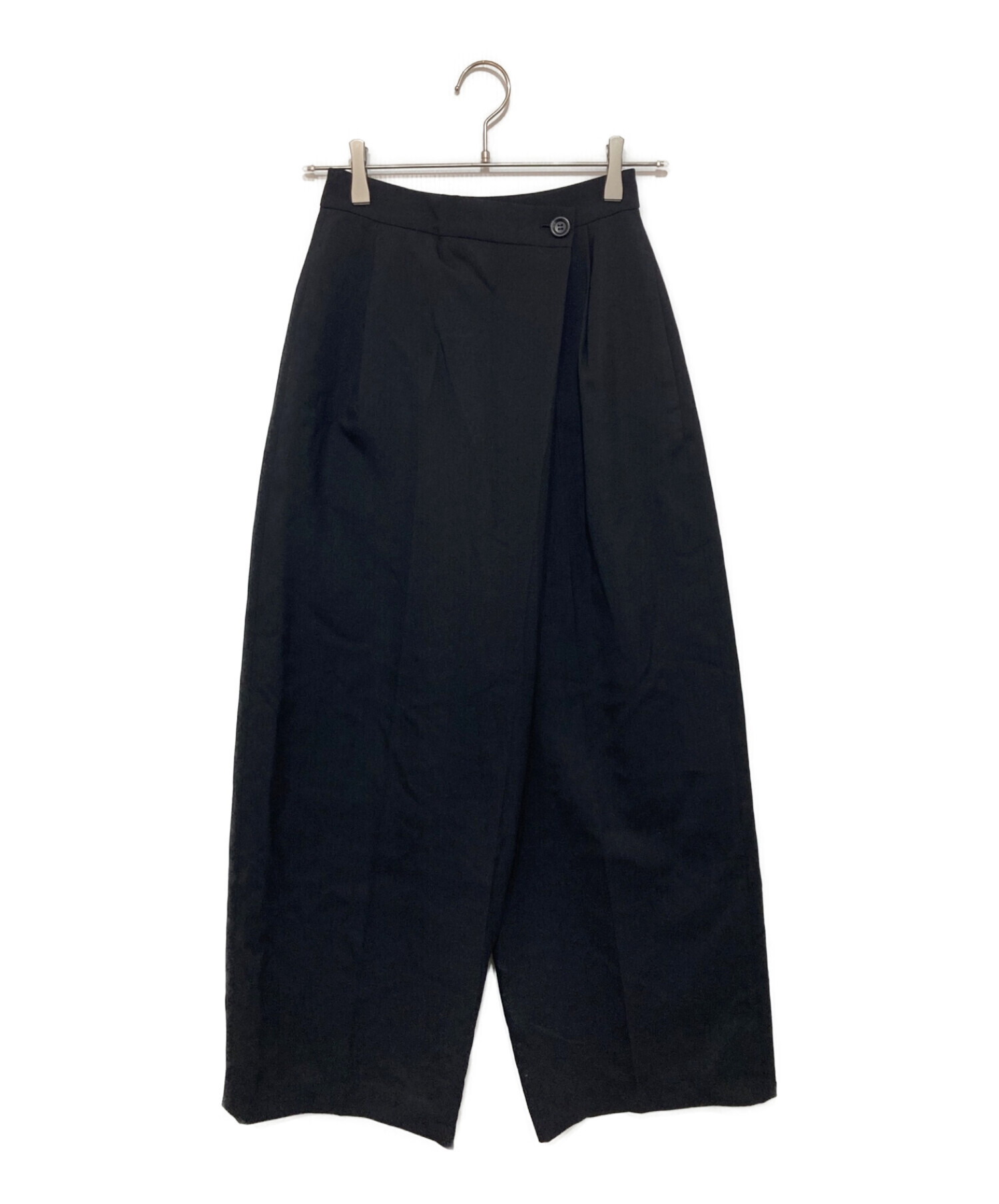 中古・古着通販】IIROT (イロット) Wool Cross Pants ブラック サイズ