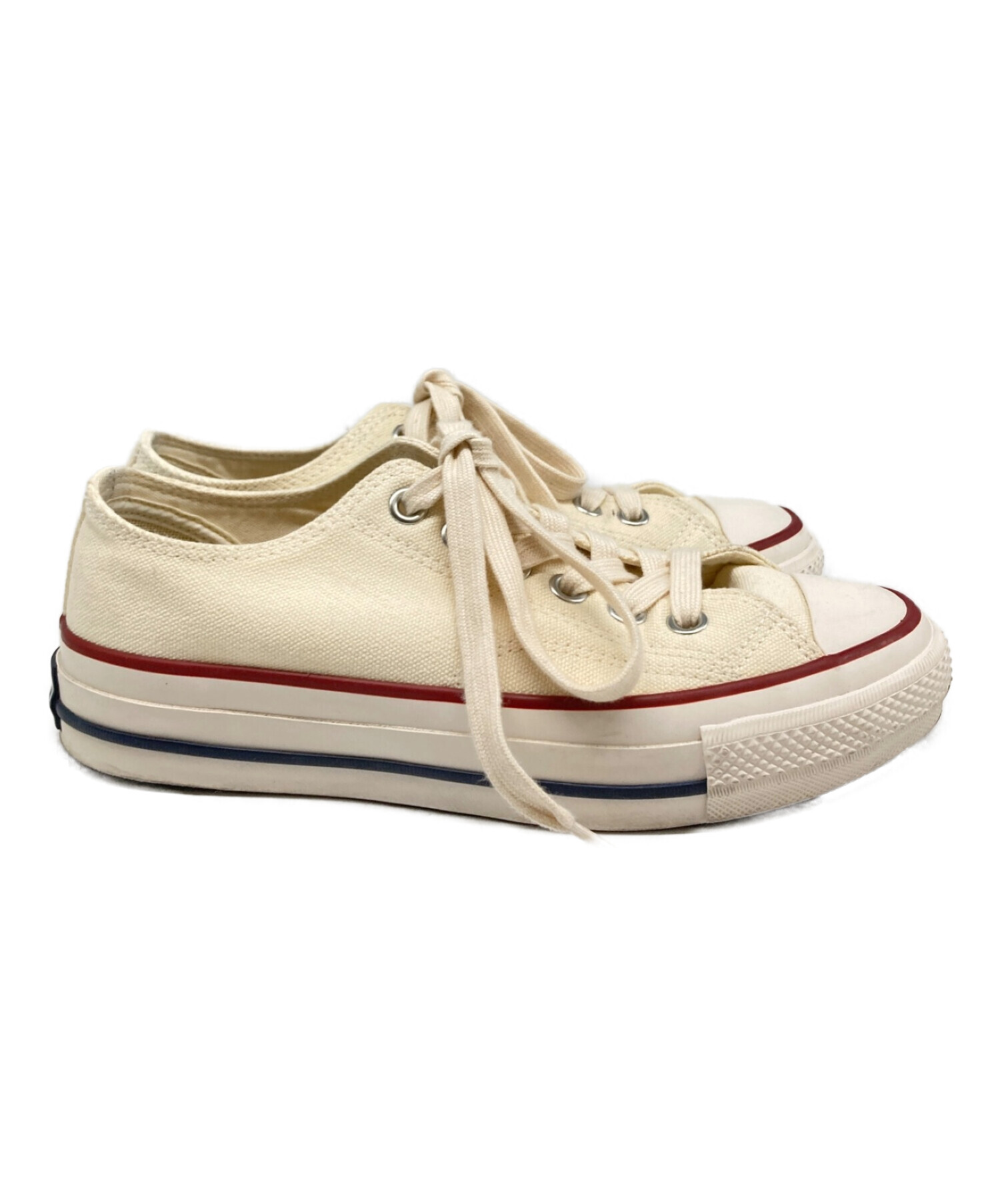 CONVERSE◇ローカットスニーカー/27cm/ホワイト/レザー/1CL880