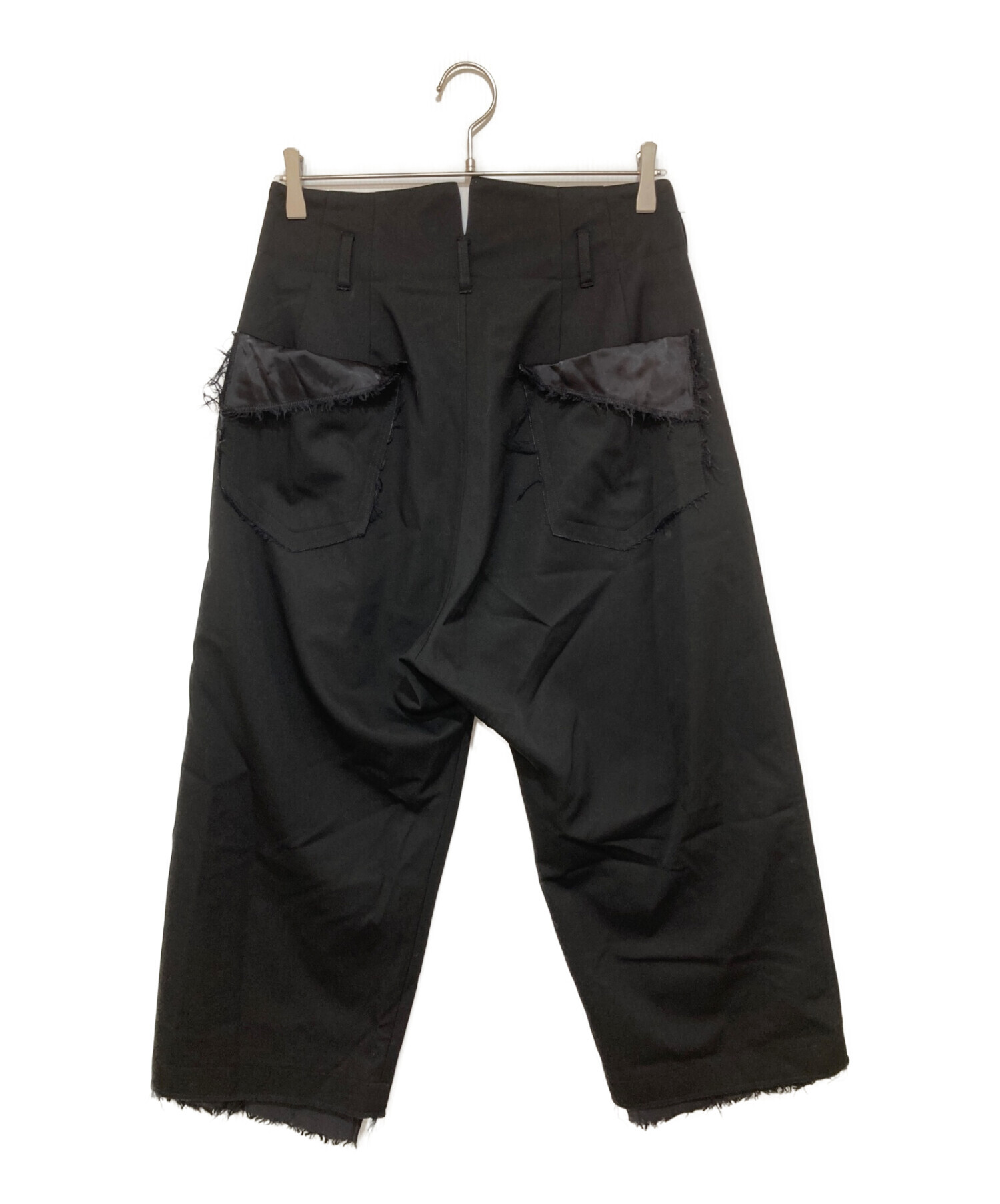 中古・古着通販】sulvam (サルバム) HIGHT WAIST PANTS ネイビー