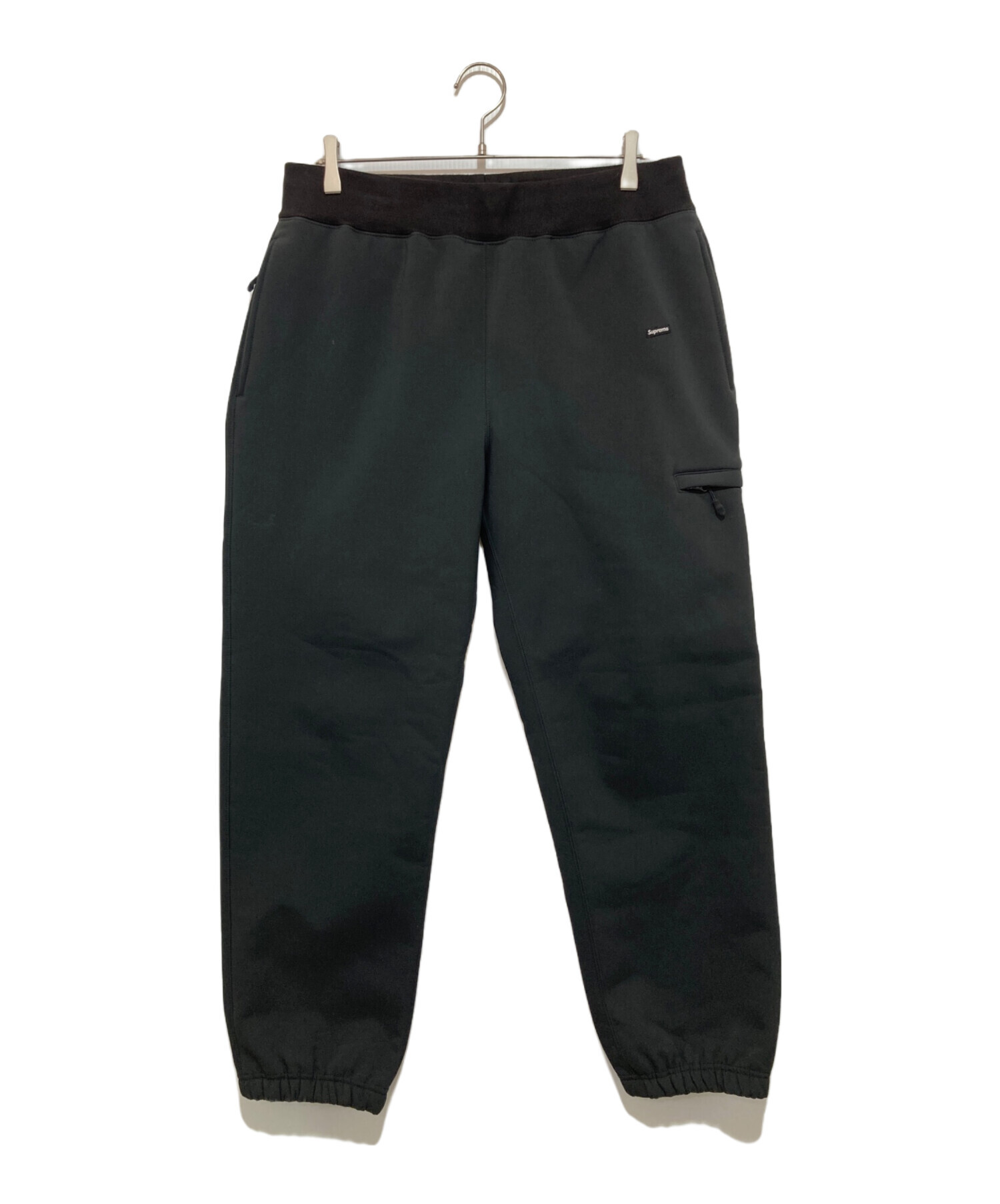 SUPREME (シュプリーム) WINDSTOPPER SMALL BOX LOGO SWEATPANT ブラック サイズ:M