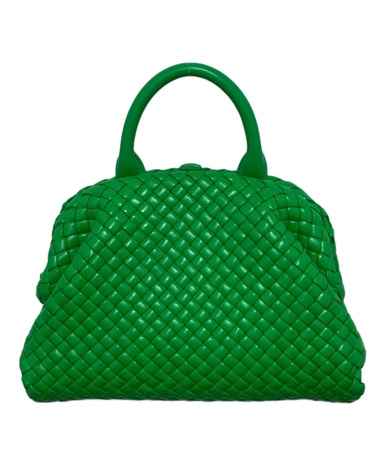 中古・古着通販】BOTTEGA VENETA (ボッテガベネタ) 2WAY スモール トップハンドルバッグ グリーン｜ブランド・古着通販  トレファク公式【TREFAC FASHION】スマホサイト