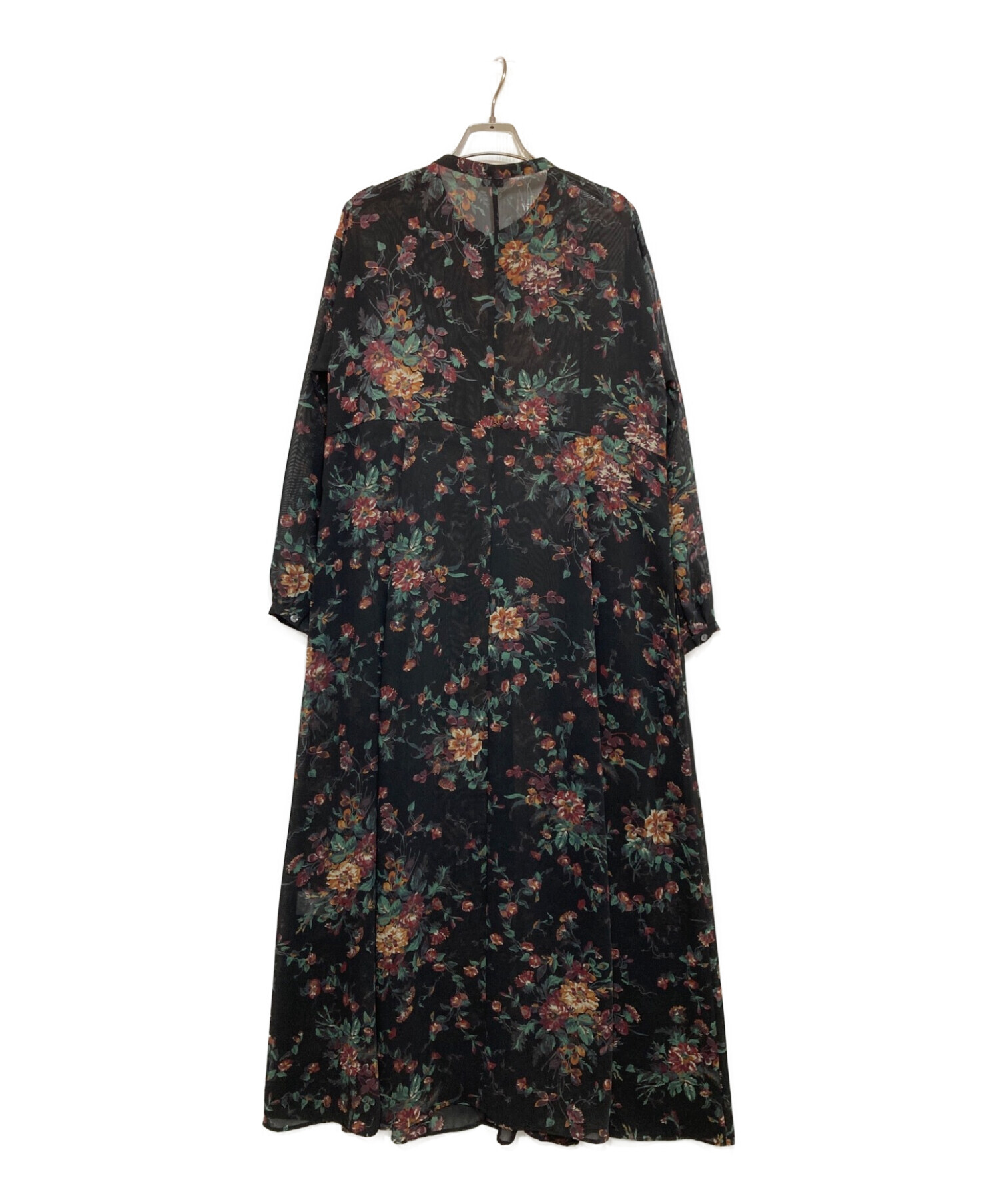 中古・古着通販】CLANE (クラネ) OLD FLOWER MAXI OP ブラック サイズ:2｜ブランド・古着通販 トレファク公式【TREFAC  FASHION】スマホサイト