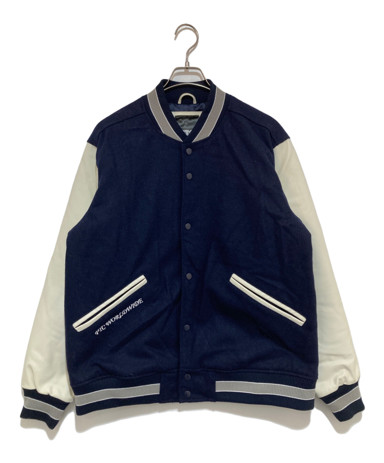 FTC (エフティーシー) CLASSIC VARSITY JACKET ネイビー サイズ:M