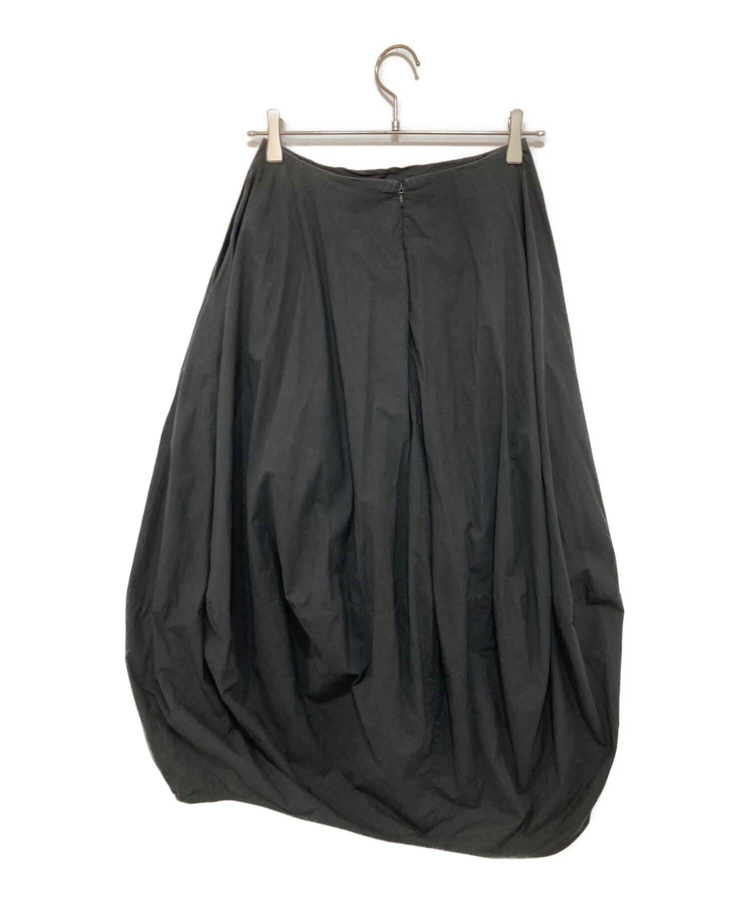 nagonstans (ナゴンスタンス) Washedタイプライター バルーンスカート ブラック サイズ:36