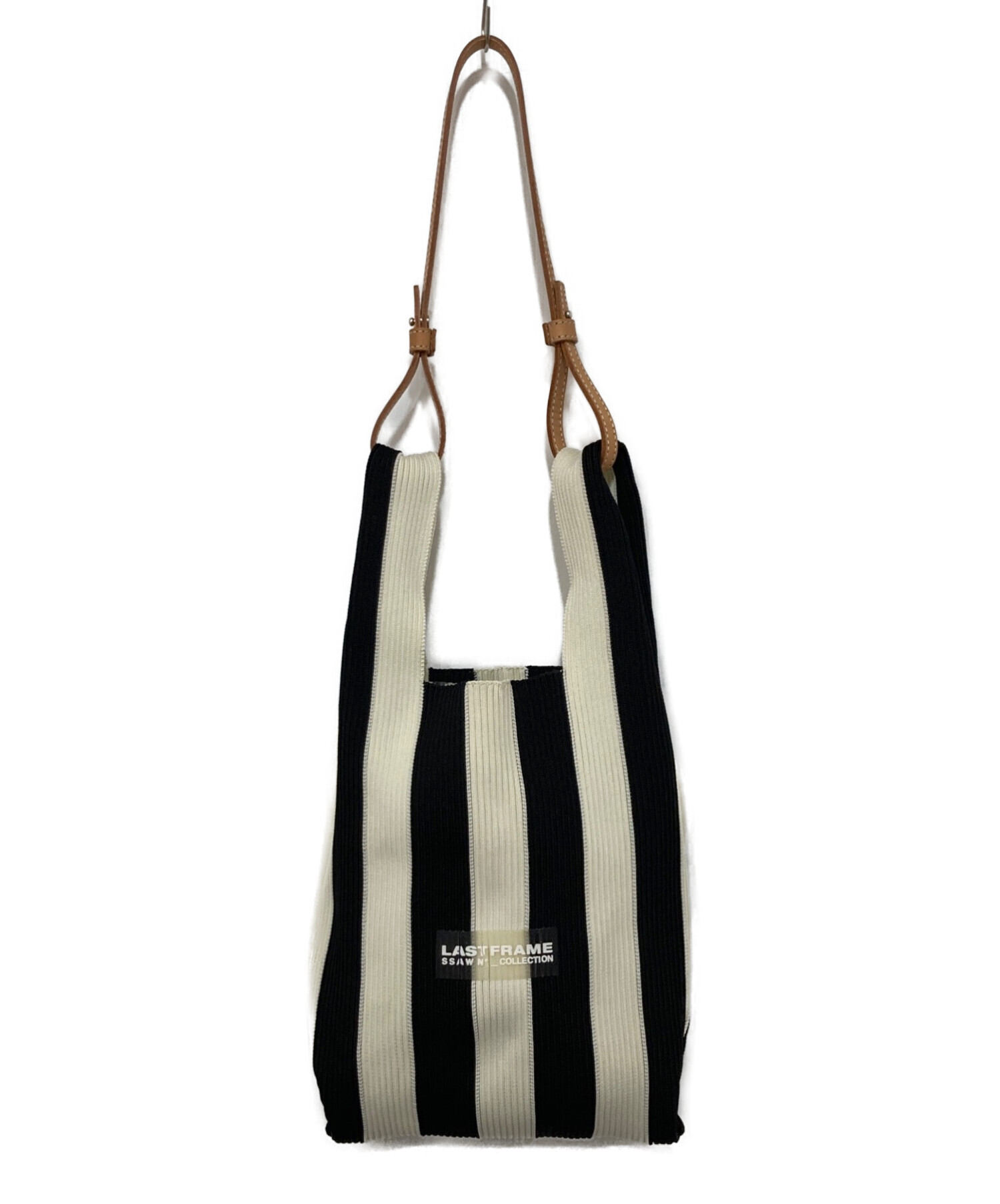 中古・古着通販】LASTFRAME (ラストフレーム) STRIPE MARKET BAG SMALL