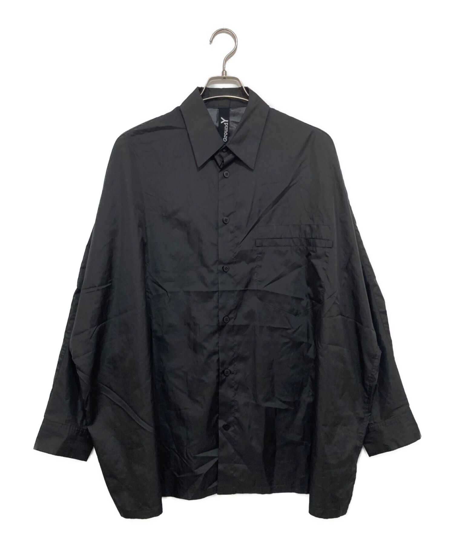 セール中/新品 GROUND Y Logo dolman shirt ロゴドルマンシャツ