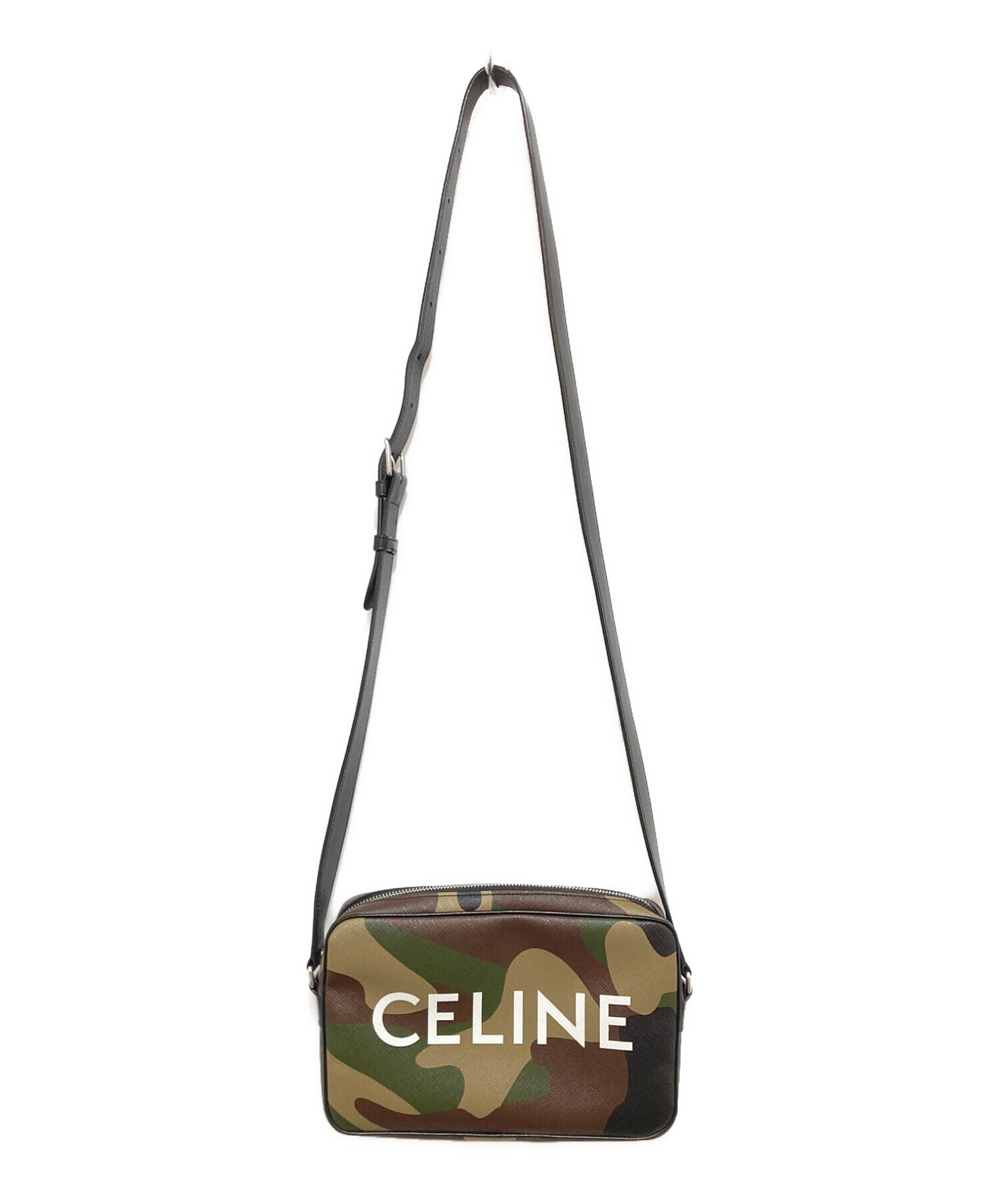 中古・古着通販】CELINE (セリーヌ) ショルダーバッグ カーキ｜ブランド・古着通販 トレファク公式【TREFAC FASHION】スマホサイト