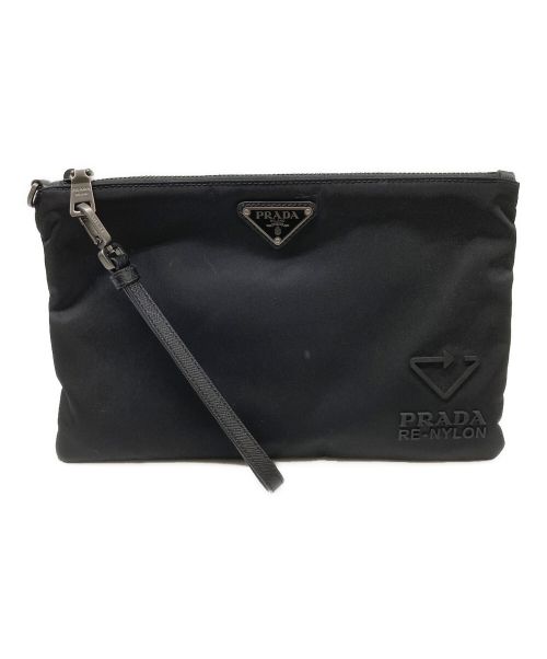 【中古・古着通販】PRADA (プラダ) RE-NYLON クラッチバッグ ブラック｜ブランド・古着通販 トレファク公式【TREFAC  FASHION】スマホサイト