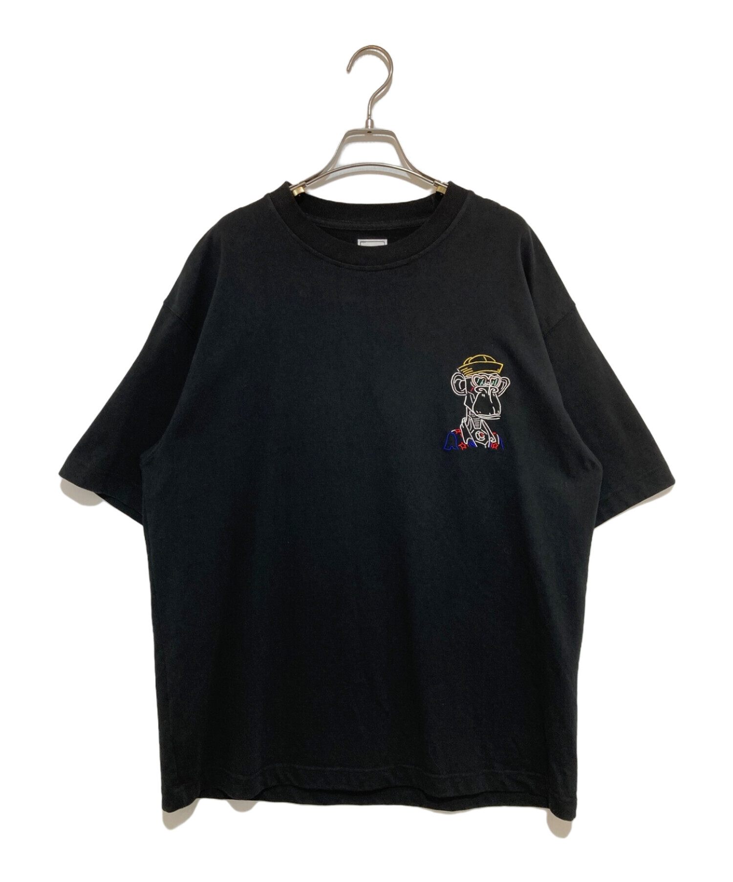 中古・古着通販】IRONAPE (アイアンエイプ) lucien pellat-finet (ルシアン・ペラフィネ) BORED NEON T- SHIRT ブラック サイズ:L｜ブランド・古着通販 トレファク公式【TREFAC FASHION】スマホサイト