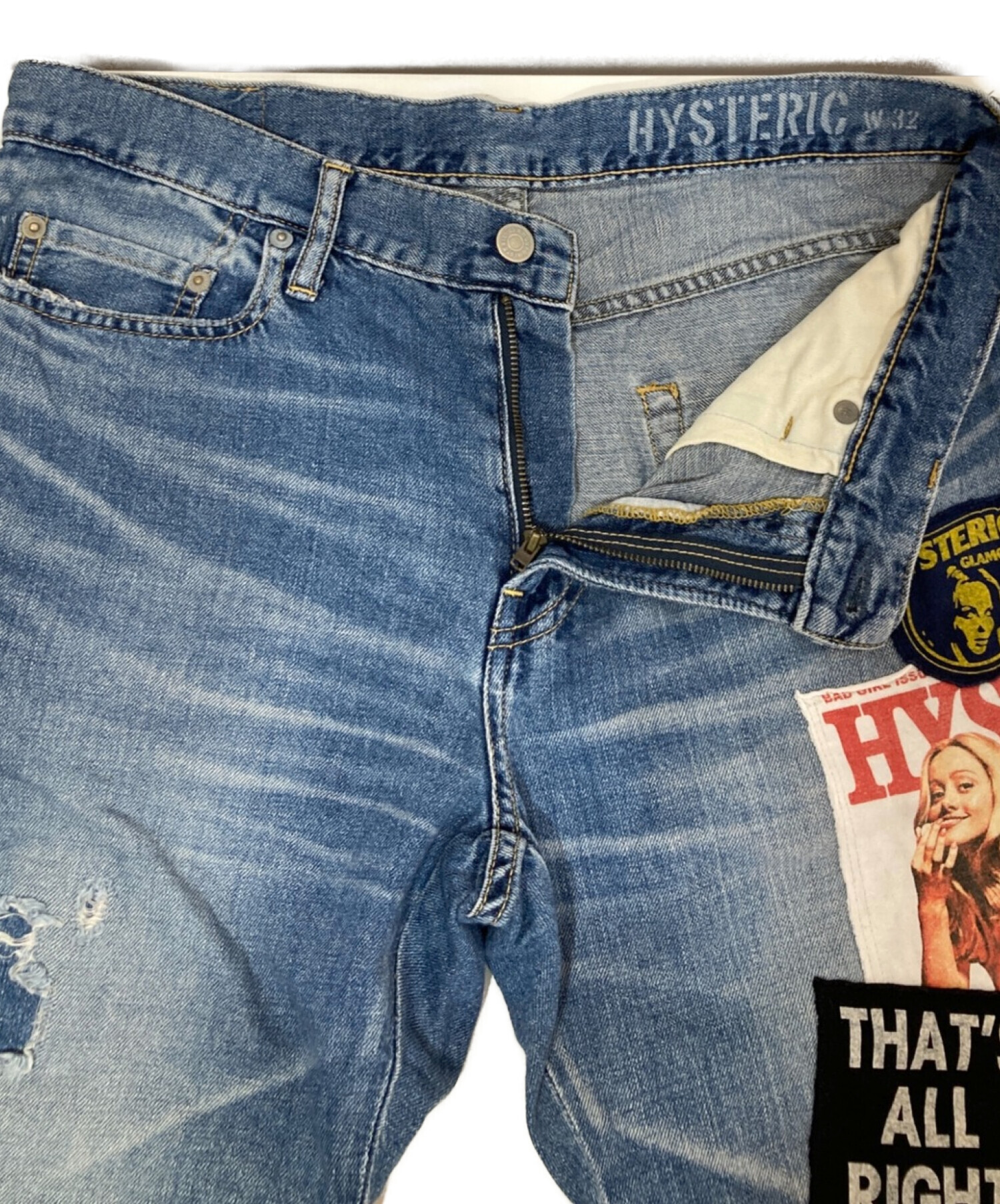 Hysteric Glamour (ヒステリックグラマー) デニムパンツ インディゴ サイズ:32