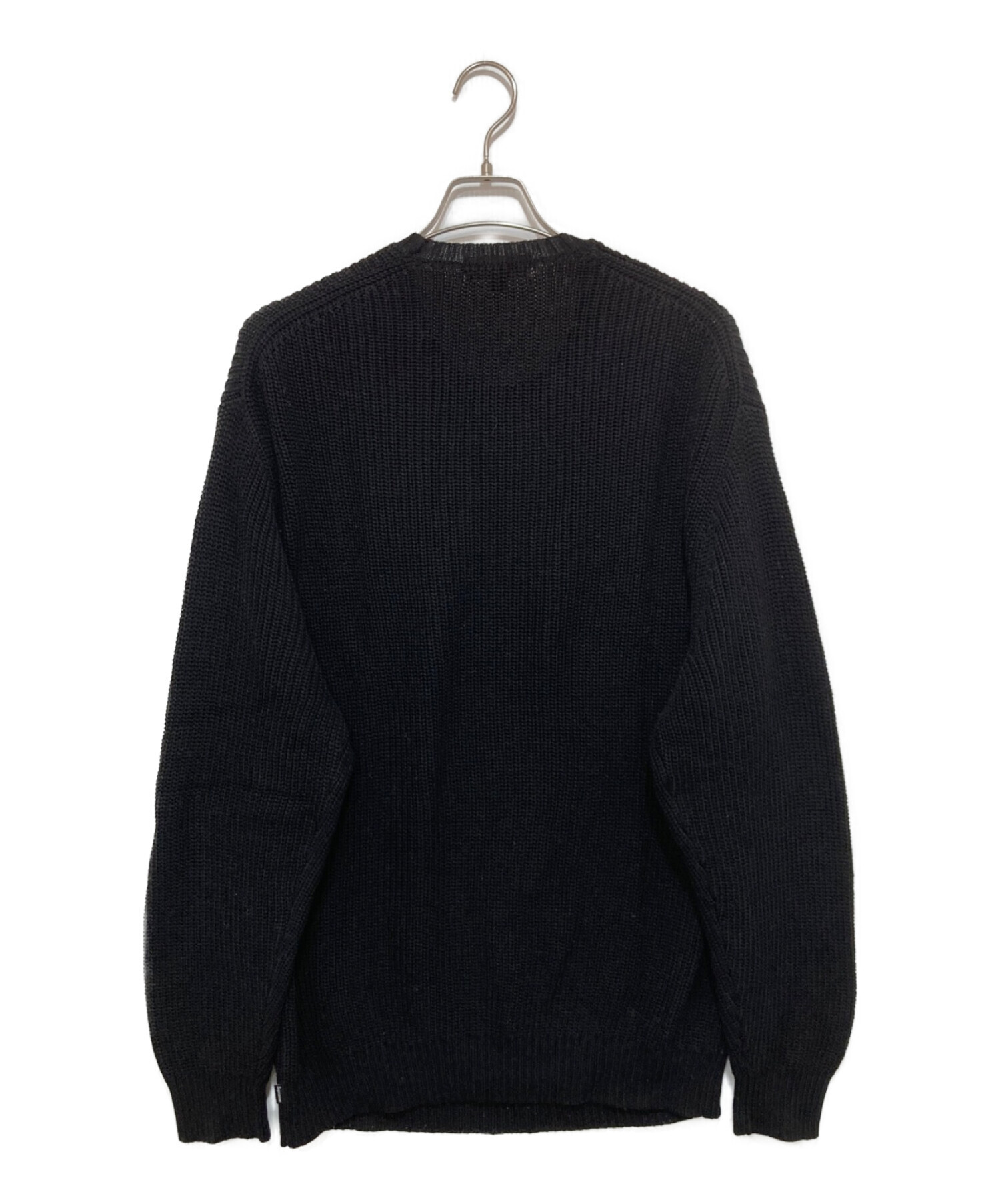 Supreme (シュプリーム) Melange Rib Knit Sweater ブラック サイズ:XL
