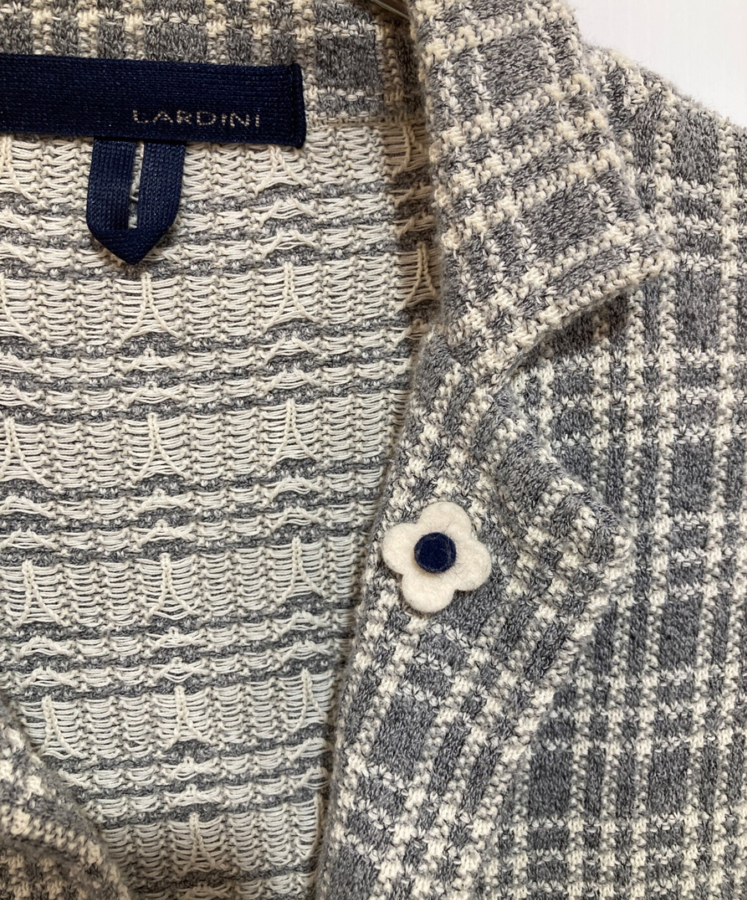 中古・古着通販】LARDINI (ラルディーニ) パイル地テーラードジャケット グレー サイズ:L｜ブランド・古着通販 トレファク公式【TREFAC  FASHION】スマホサイト