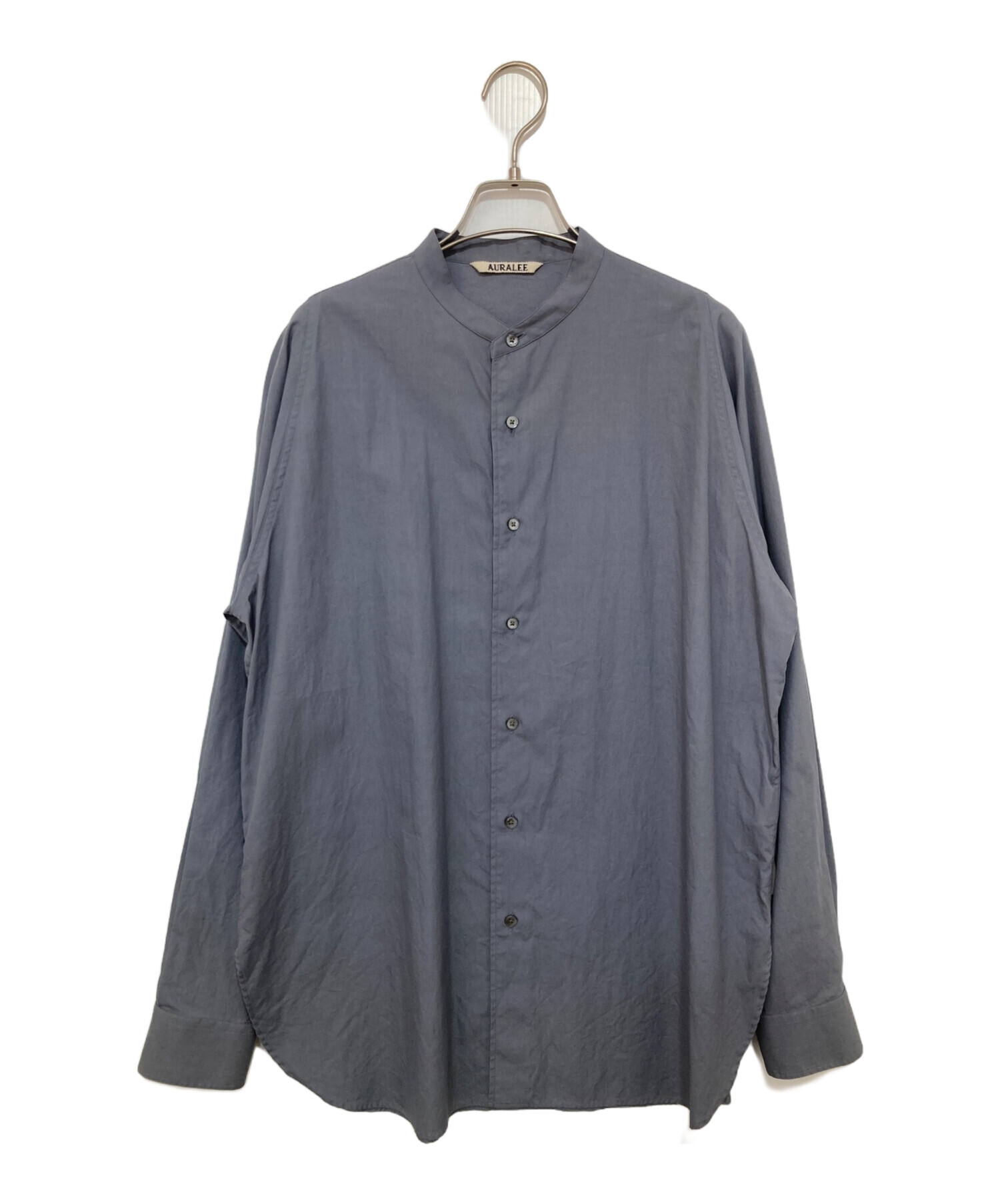 AURALEE (オーラリー) WASHED FINX TWILL SHIRTS グレー サイズ:1