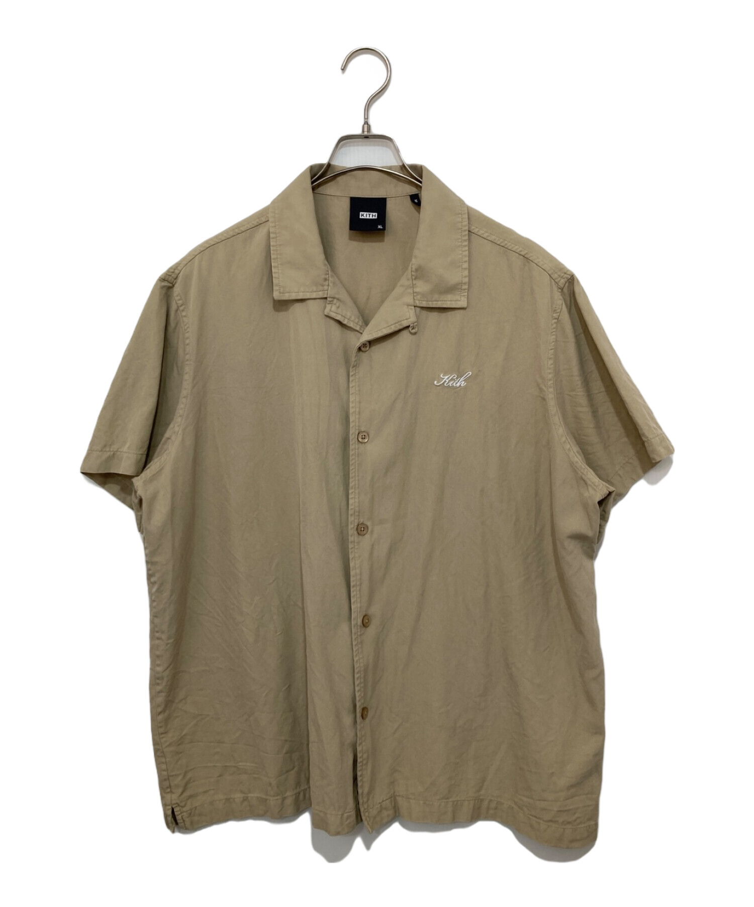 中古・古着通販】KITH (キス) Silk Cotton Active shirt ベージュ サイズ:XL｜ブランド・古着通販  トレファク公式【TREFAC FASHION】スマホサイト