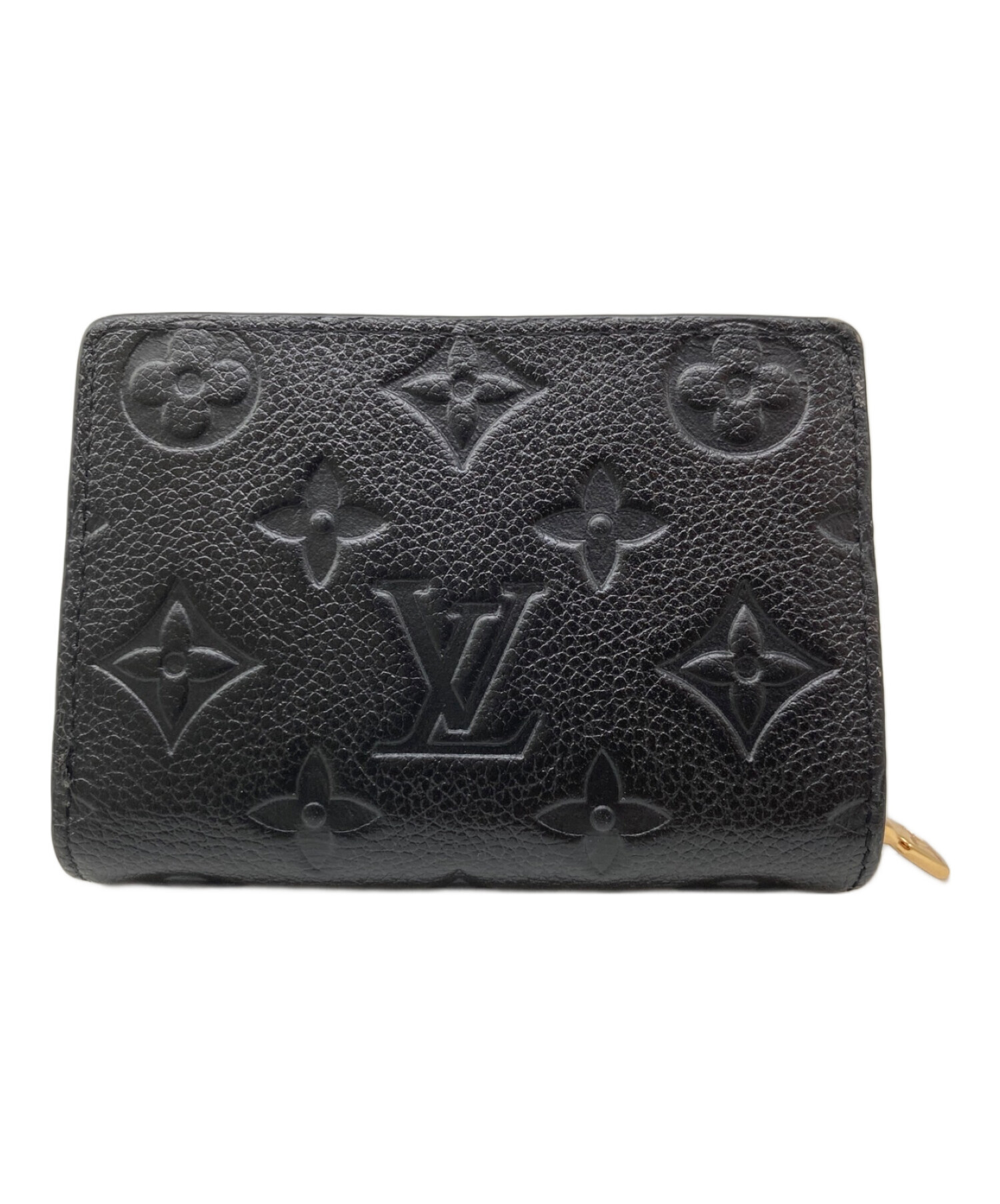 中古・古着通販】LOUIS VUITTON (ルイ ヴィトン) モノグラムアンプラント 二つ折り財布 ブラック｜ブランド・古着通販  トレファク公式【TREFAC FASHION】スマホサイト