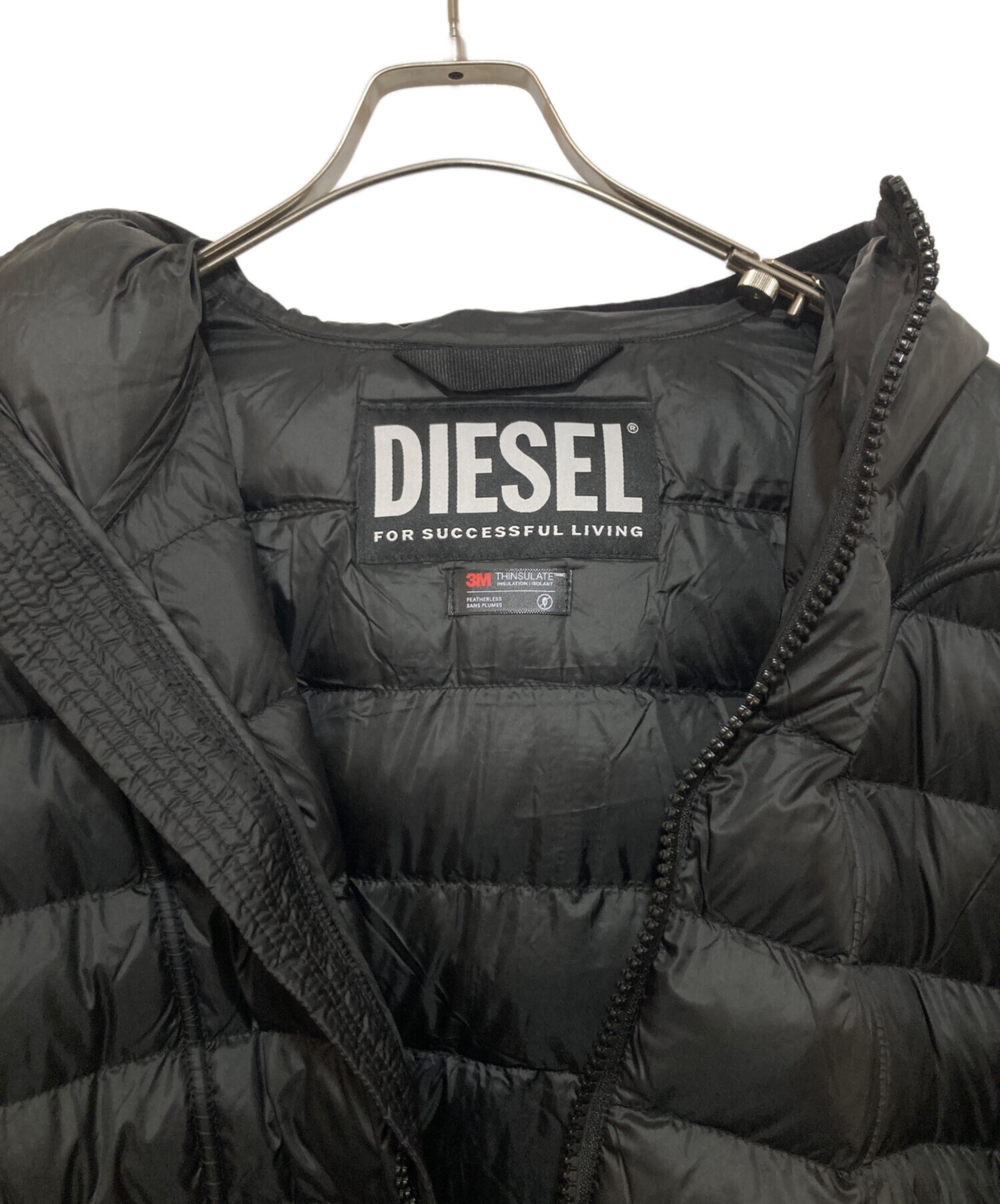 中古・古着通販】DIESEL (ディーゼル) ダウンジャケット ブラック サイズ:XL｜ブランド・古着通販 トレファク公式【TREFAC  FASHION】スマホサイト