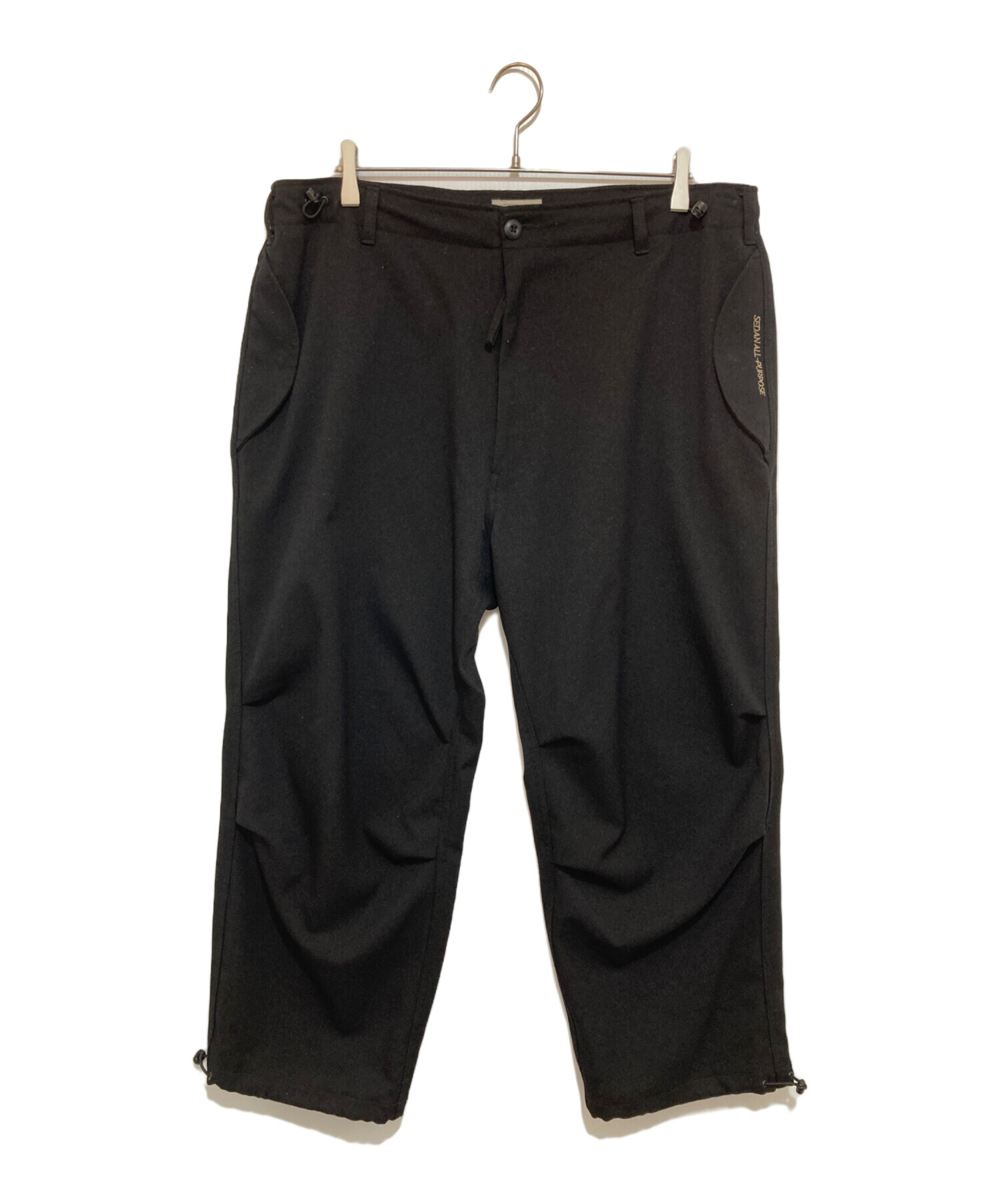 中古・古着通販】SEDAN ALL-PURPOSE (セダン オールパーパス) Tech Wool Over Pant ブラック  サイズ:M｜ブランド・古着通販 トレファク公式【TREFAC FASHION】スマホサイト