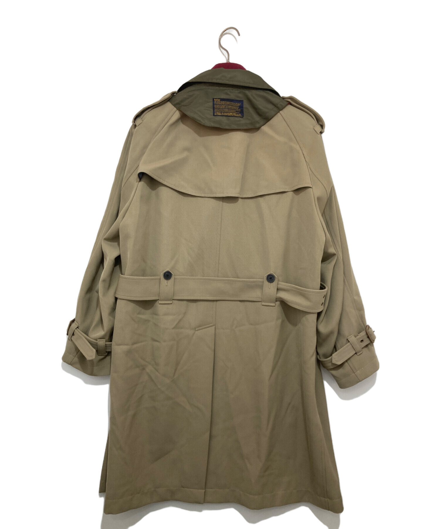 KOLOR (カラー) DOCKING TRENCH COAT ベージュ サイズ:1