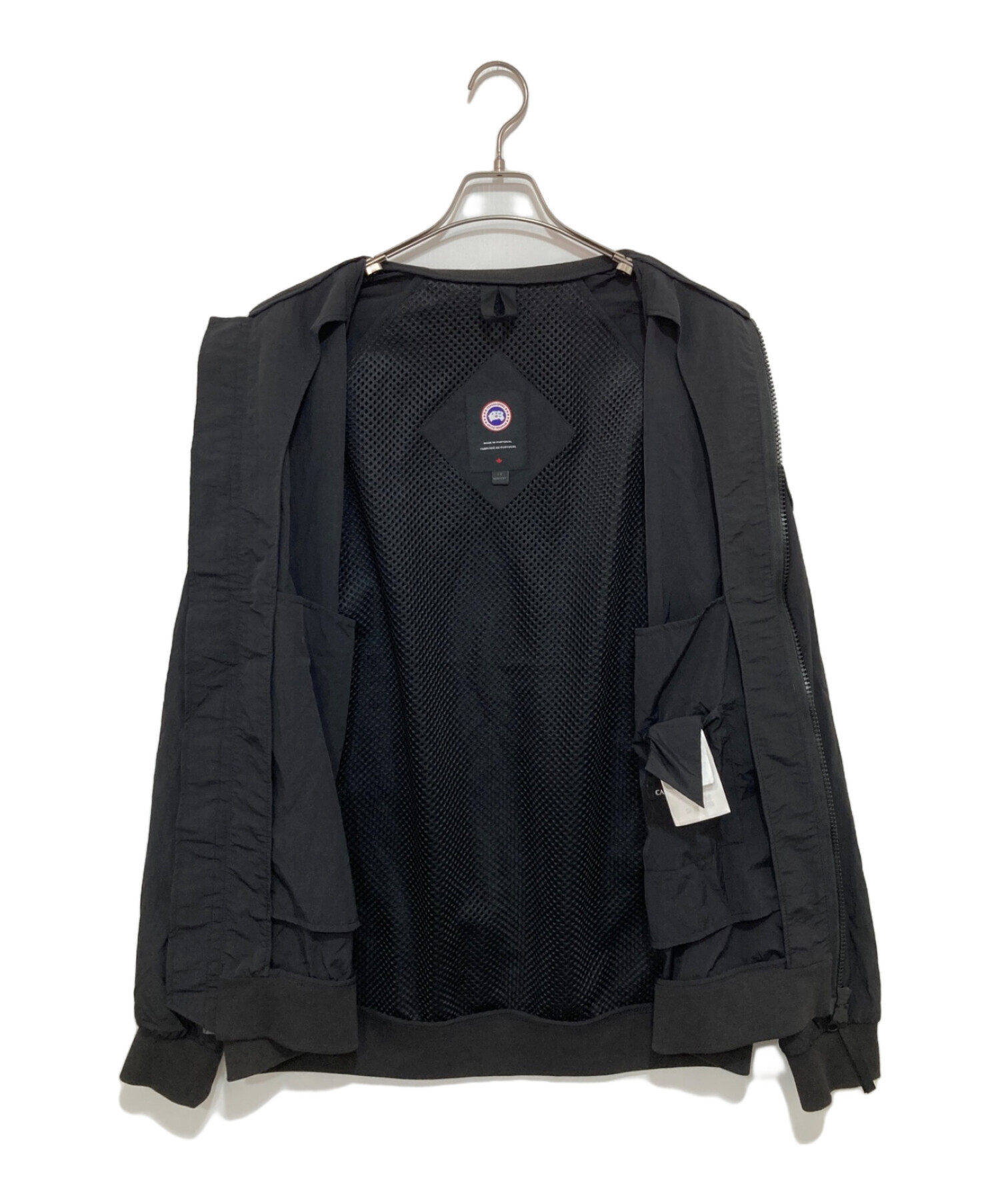 中古・古着通販】CANADA GOOSE (カナダグース) FABER BOMBER BLACK LABEL ブラック サイズ:Ｌ｜ブランド・古着通販  トレファク公式【TREFAC FASHION】スマホサイト