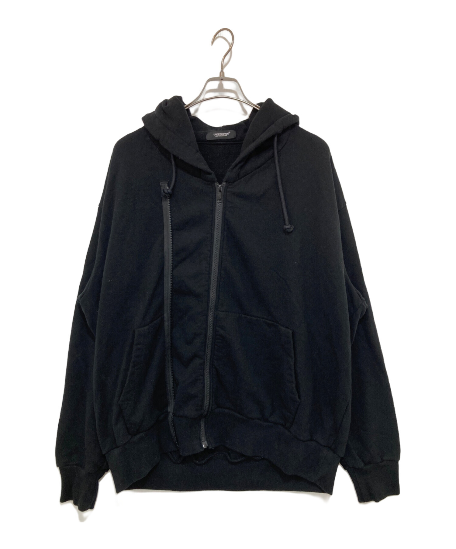 中古・古着通販】UNDERCOVER (アンダーカバー) ダブルジップHOODIE ブラック サイズ:3｜ブランド・古着通販  トレファク公式【TREFAC FASHION】スマホサイト