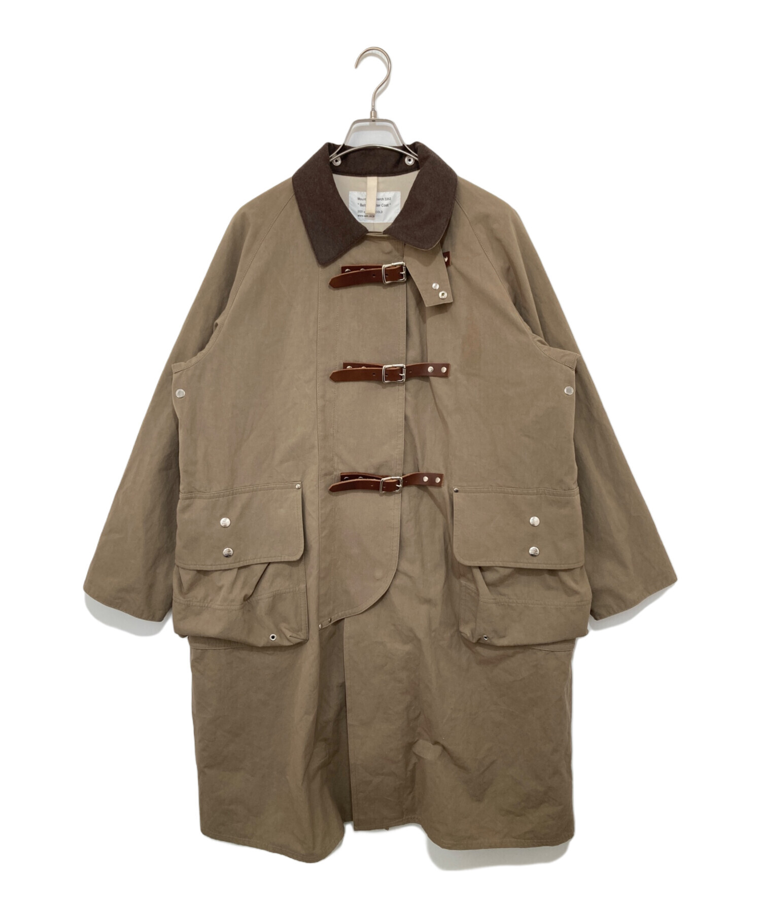 MOUNTAIN RESEARCH (マウンテンリサーチ) Belted Duster Coat ベージュ サイズ:M