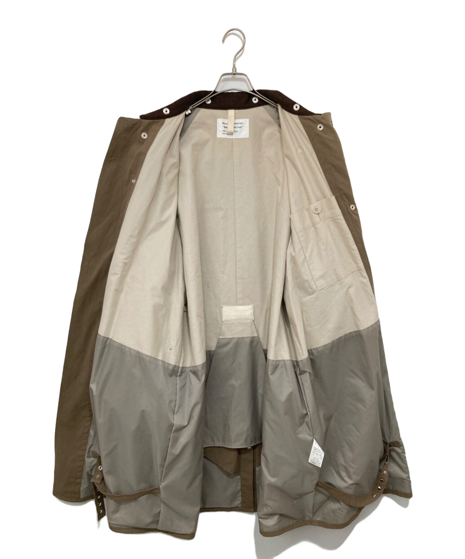 MOUNTAIN RESEARCH (マウンテンリサーチ) Belted Duster Coat ベージュ サイズ:M