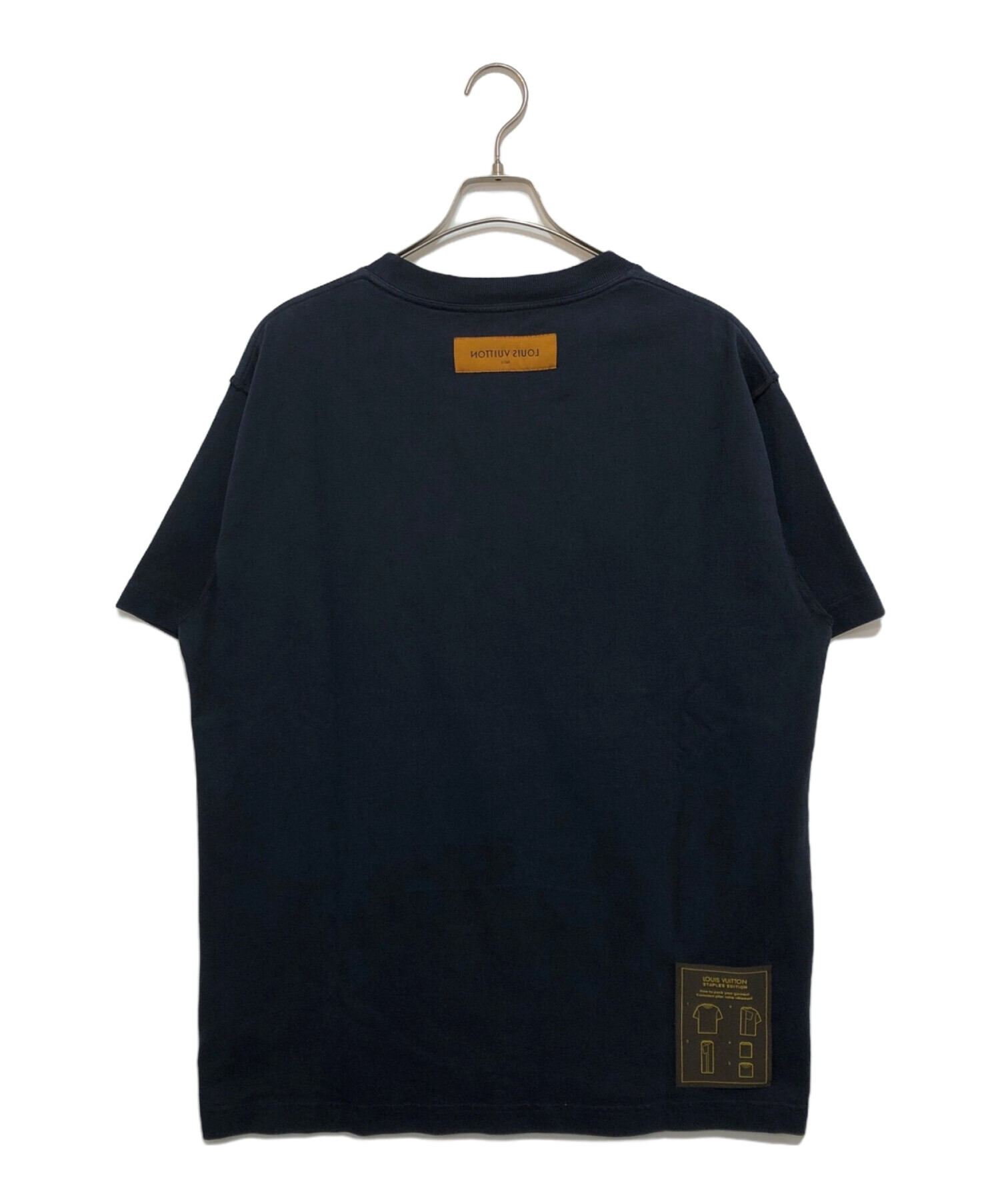 中古・古着通販】LOUIS VUITTON (ルイ ヴィトン) ヴァージルアブロー インサイドオーバーサイズTシャツ ネイビー サイズ:L｜ブランド・古着通販  トレファク公式【TREFAC FASHION】スマホサイト