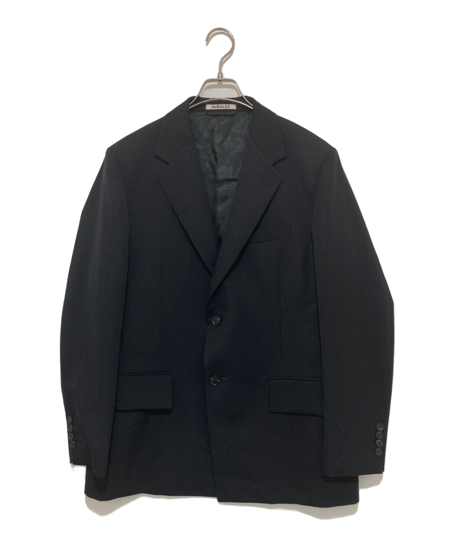 AURALEE (オーラリー) LIGHT WOOL MAX GABARDINE JACKET ブラック サイズ:3