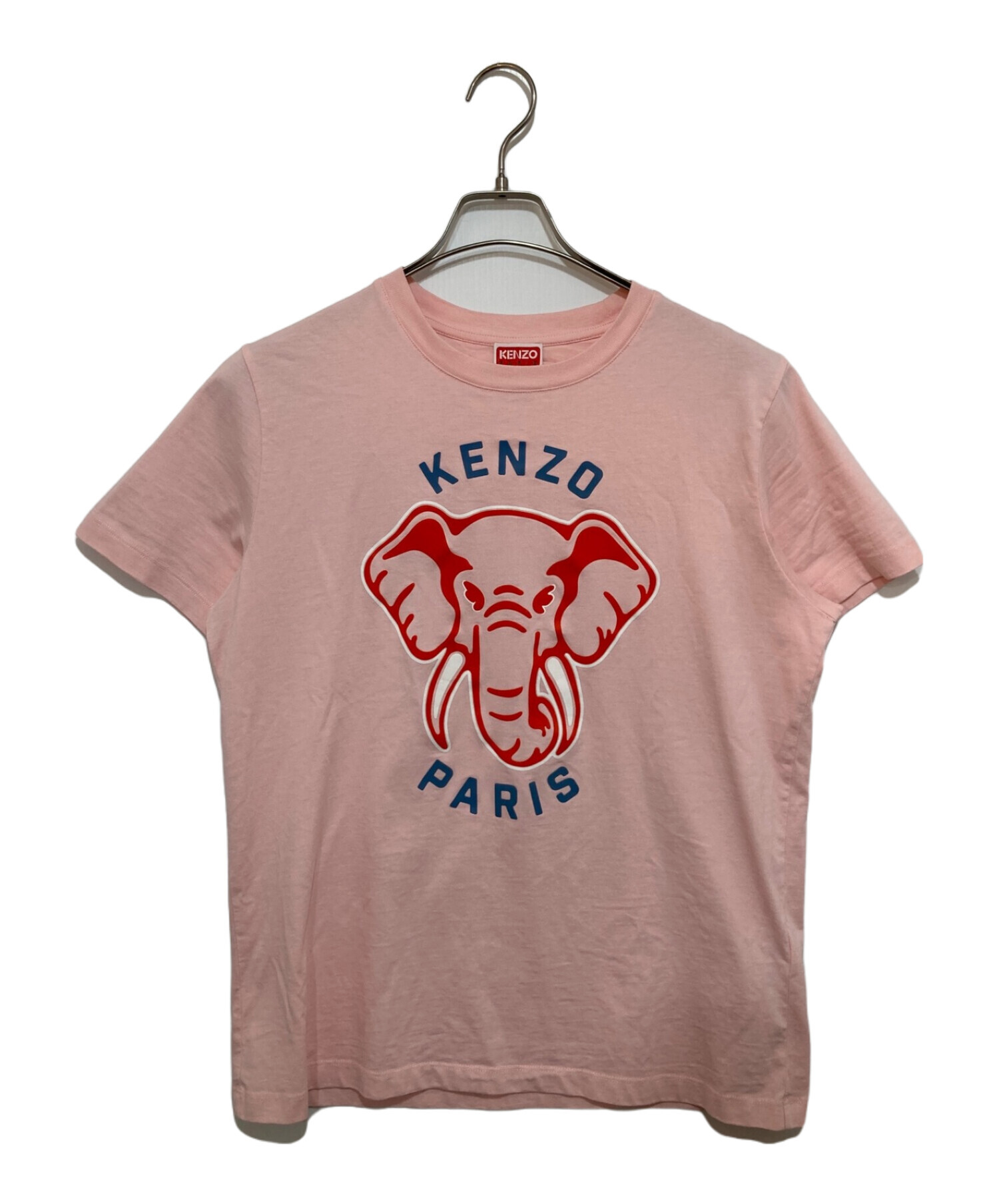 中古・古着通販】KENZO (ケンゾー) エレファントロゴプリントTシャツ ピンク サイズ:Ｓ｜ブランド・古着通販 トレファク公式【TREFAC  FASHION】スマホサイト