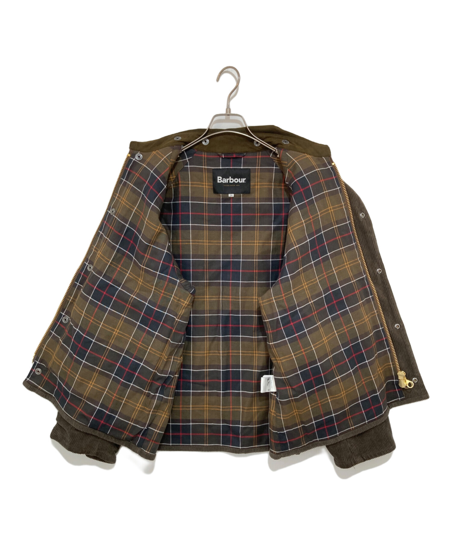 中古・古着通販】Barbour (バブアー) コーデュロイジャケット ブラウン サイズ:36｜ブランド・古着通販 トレファク公式【TREFAC  FASHION】スマホサイト