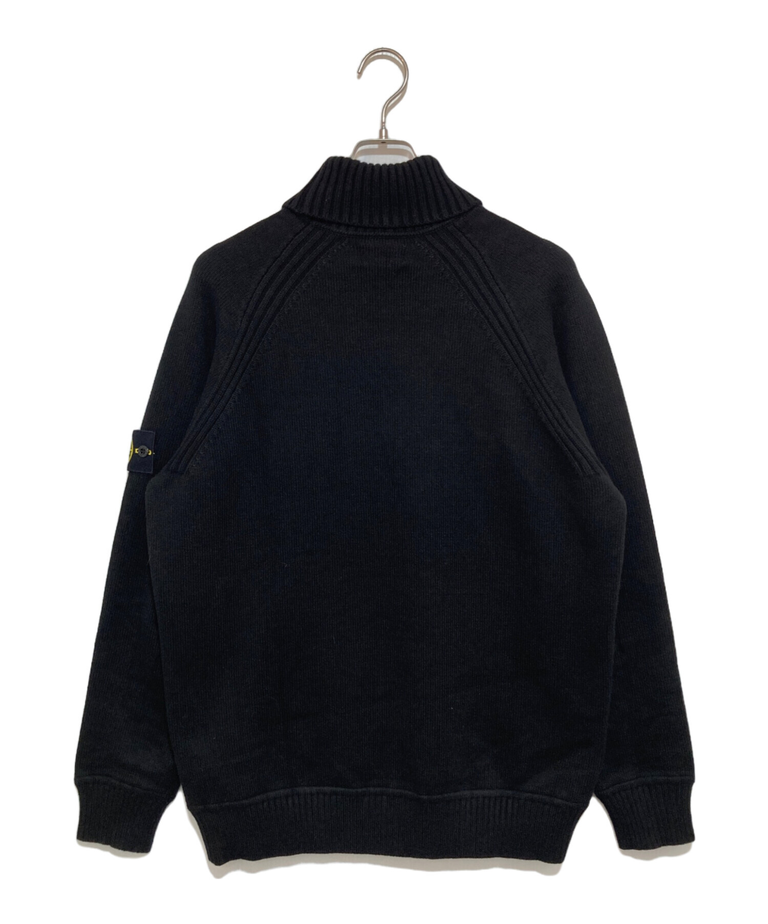 STONE ISLAND (ストーンアイランド) タートルネックニット ブラック サイズ:XL