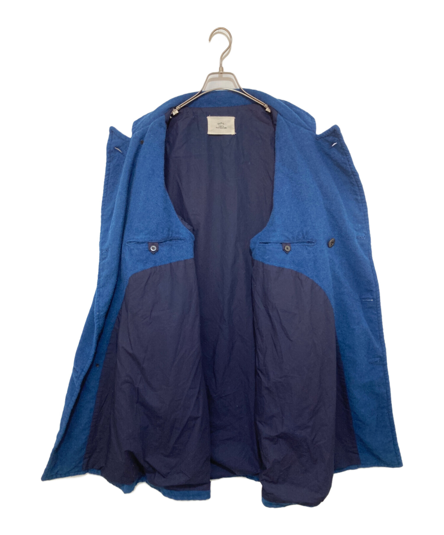 OUTIL (ウティ) MANTEAU LOULLE / ウールコート ネイビー サイズ:3