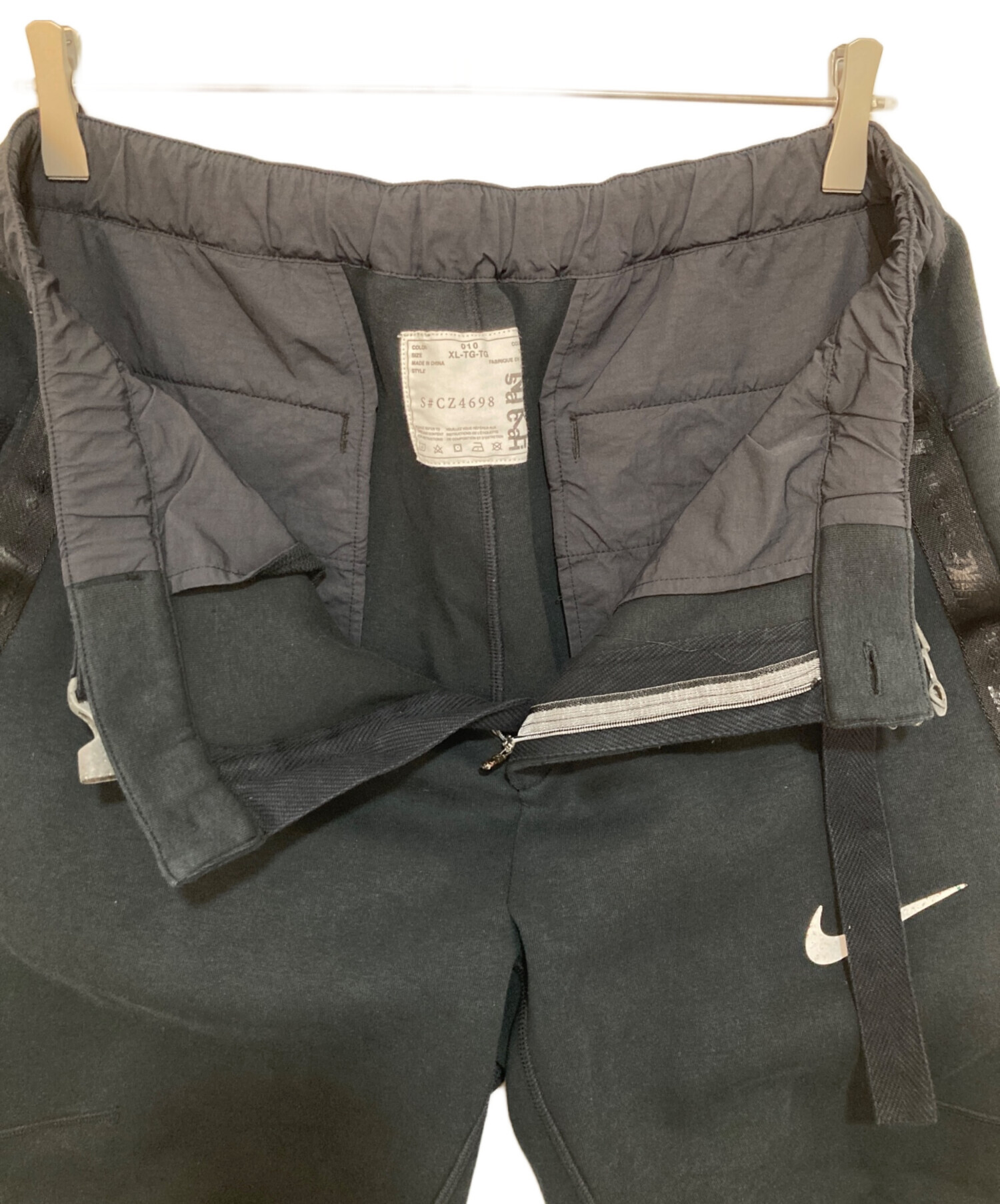 中古・古着通販】NIKE (ナイキ) sacai (サカイ) コラボスウェットパンツ ブラック サイズ:XL｜ブランド・古着通販  トレファク公式【TREFAC FASHION】スマホサイト