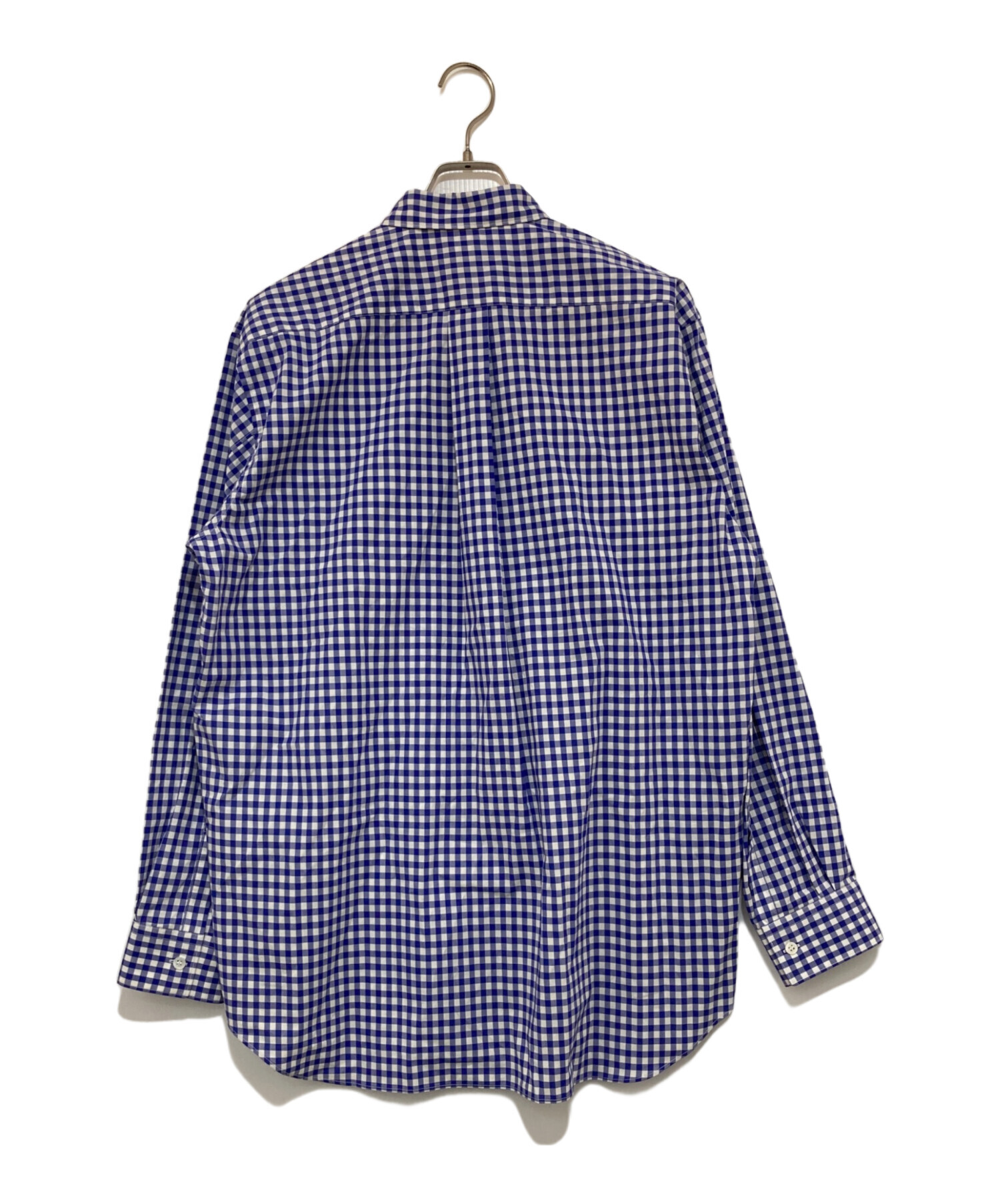 COMME des GARCONS SHIRT (コムデギャルソンシャツ) ギンガムチェックシャツ ブルー サイズ:M