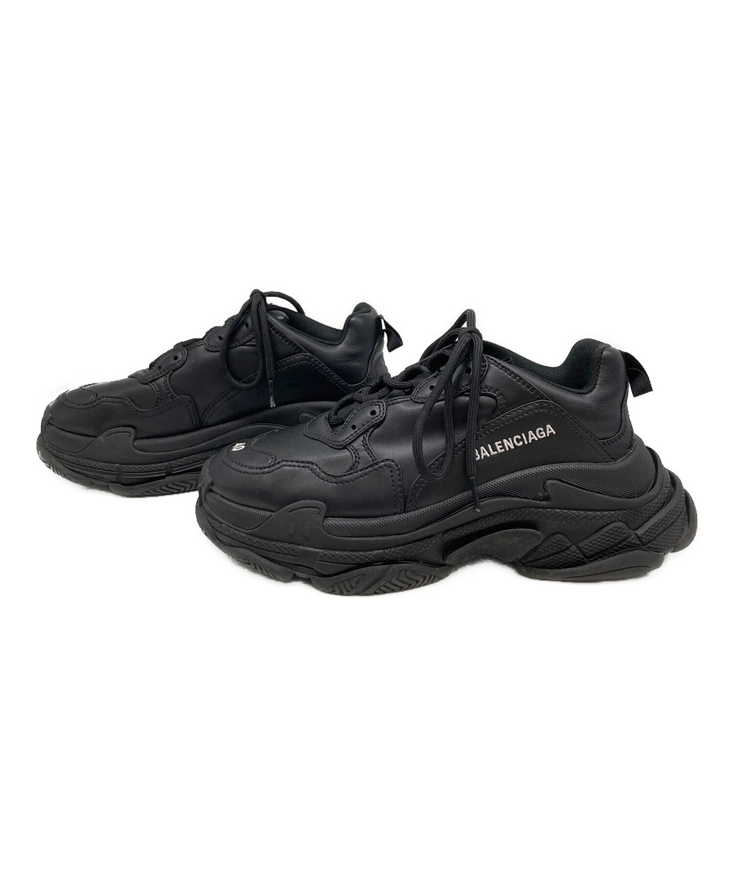 中古・古着通販】BALENCIAGA (バレンシアガ) TRIPLE S スニーカー ブラック サイズ:40｜ブランド・古着通販  トレファク公式【TREFAC FASHION】スマホサイト