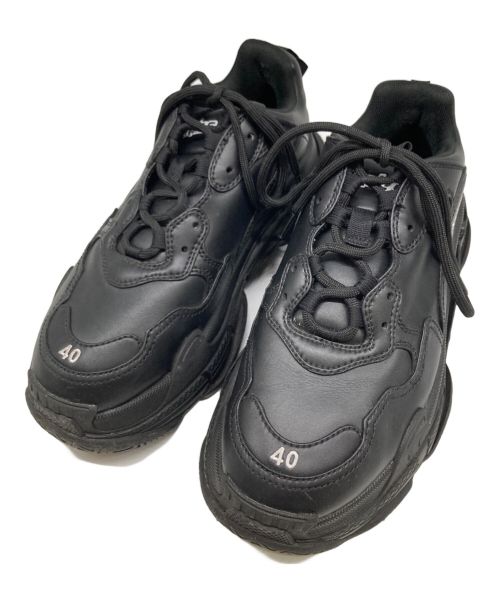 【中古・古着通販】BALENCIAGA (バレンシアガ) TRIPLE S スニーカー ブラック サイズ:40｜ブランド・古着通販  トレファク公式【TREFAC FASHION】スマホサイト