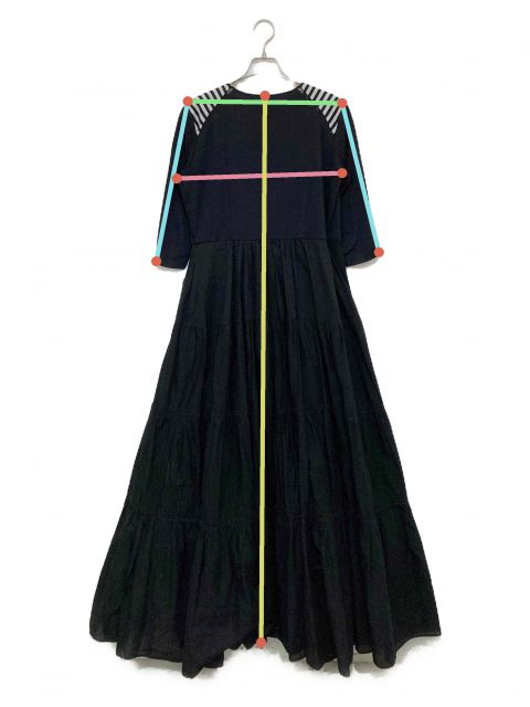 中古・古着通販】BORDERS at BALCONY (ボーダーズアットバルコニー) BALLERINA MAXI DRESS ブラック サイズ:36｜ブランド・古着通販  トレファク公式【TREFAC FASHION】スマホサイト