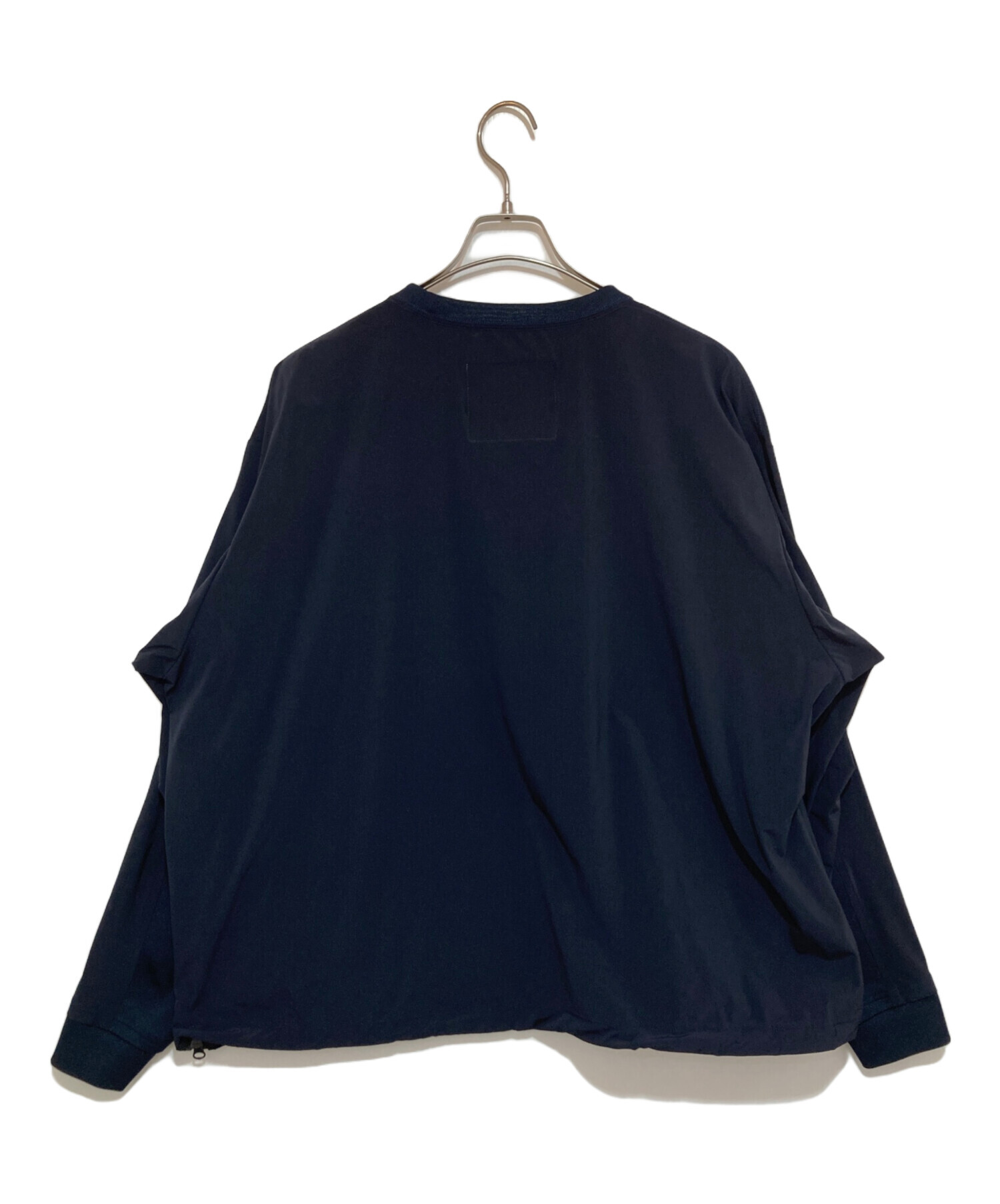 UNTRACE (アントレース) BASIC BOX STRETCH SMOCK L/S ネイビー サイズ:1