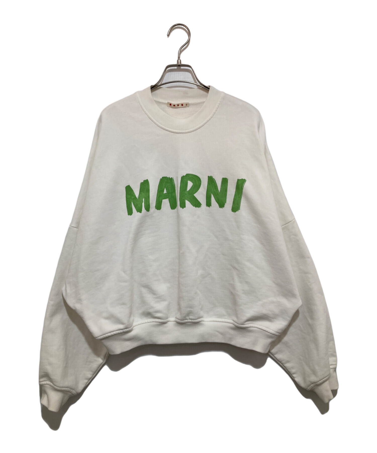 中古・古着通販】MARNI (マルニ) オーガニックコットン/ロゴスウェット ホワイト サイズ:40｜ブランド・古着通販 トレファク公式【TREFAC  FASHION】スマホサイト