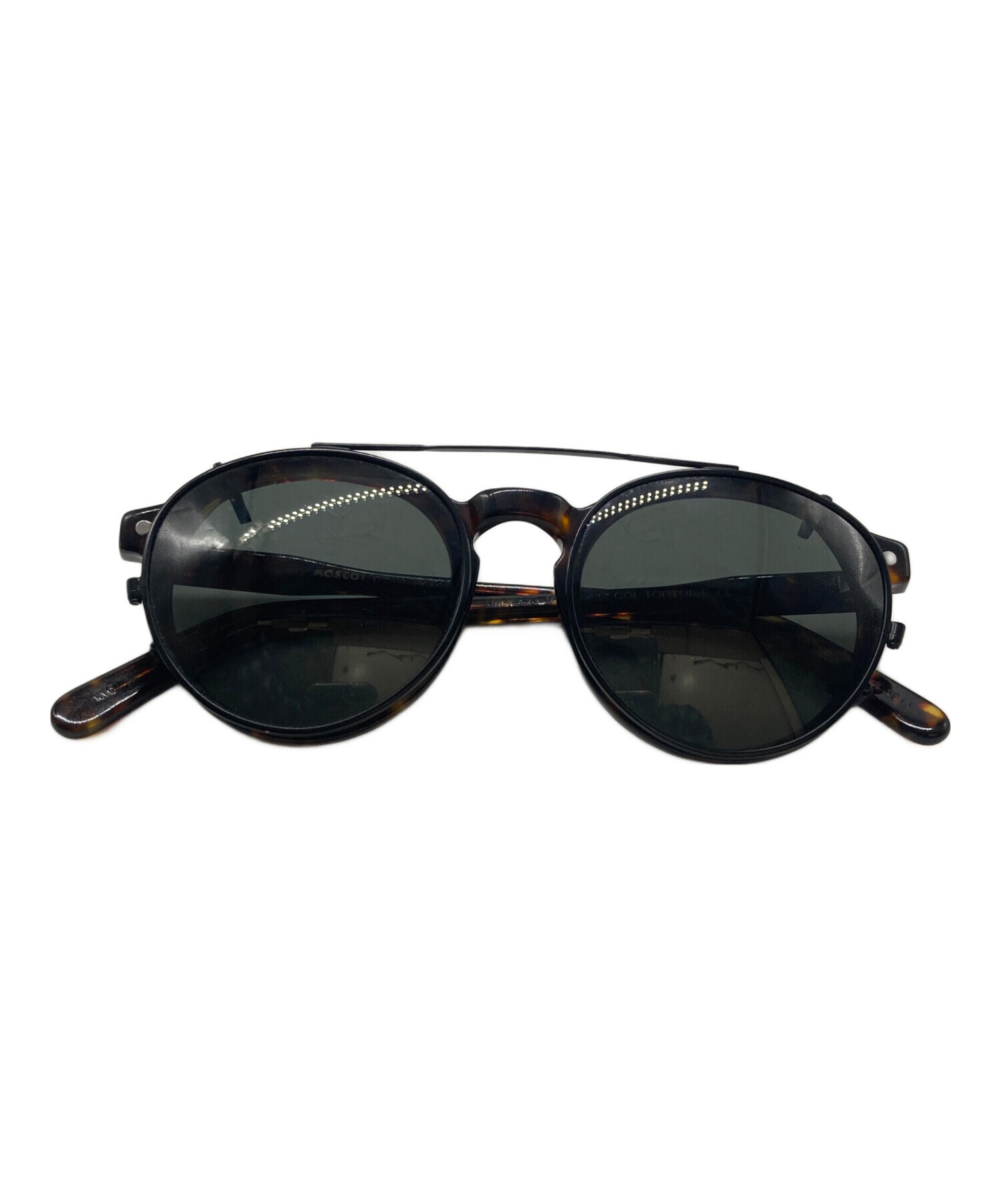 中古・古着通販】MOSCOT (モスコット) クリップオン付サングラス ブラウン サイズ:46□22-146｜ブランド・古着通販  トレファク公式【TREFAC FASHION】スマホサイト