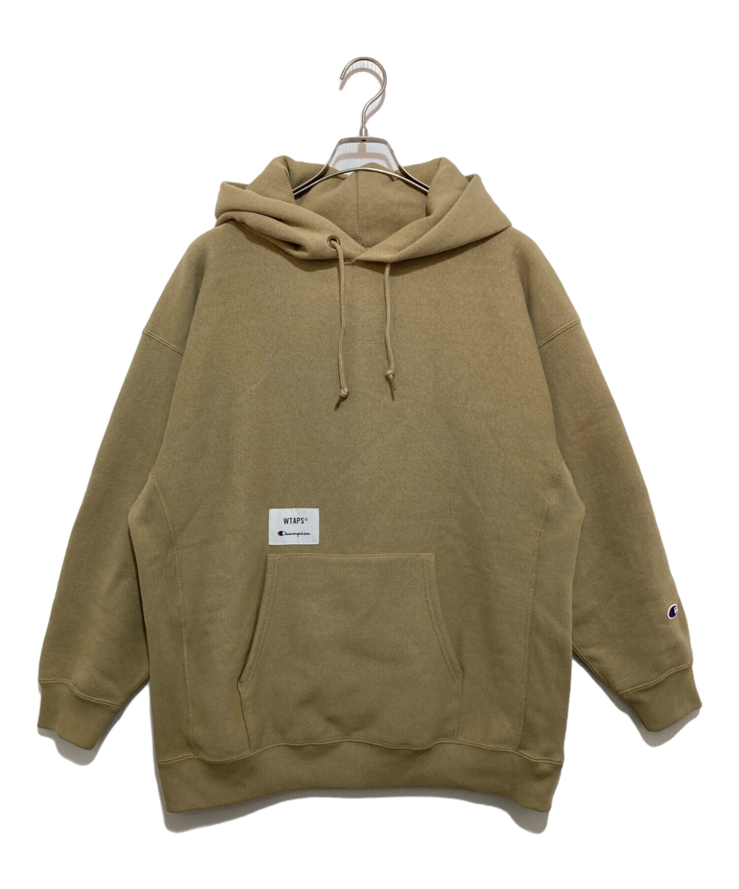 中古・古着通販】WTAPS (ダブルタップス) Champion (チャンピオン) コラボパーカー カーキ サイズ:S｜ブランド・古着通販  トレファク公式【TREFAC FASHION】スマホサイト