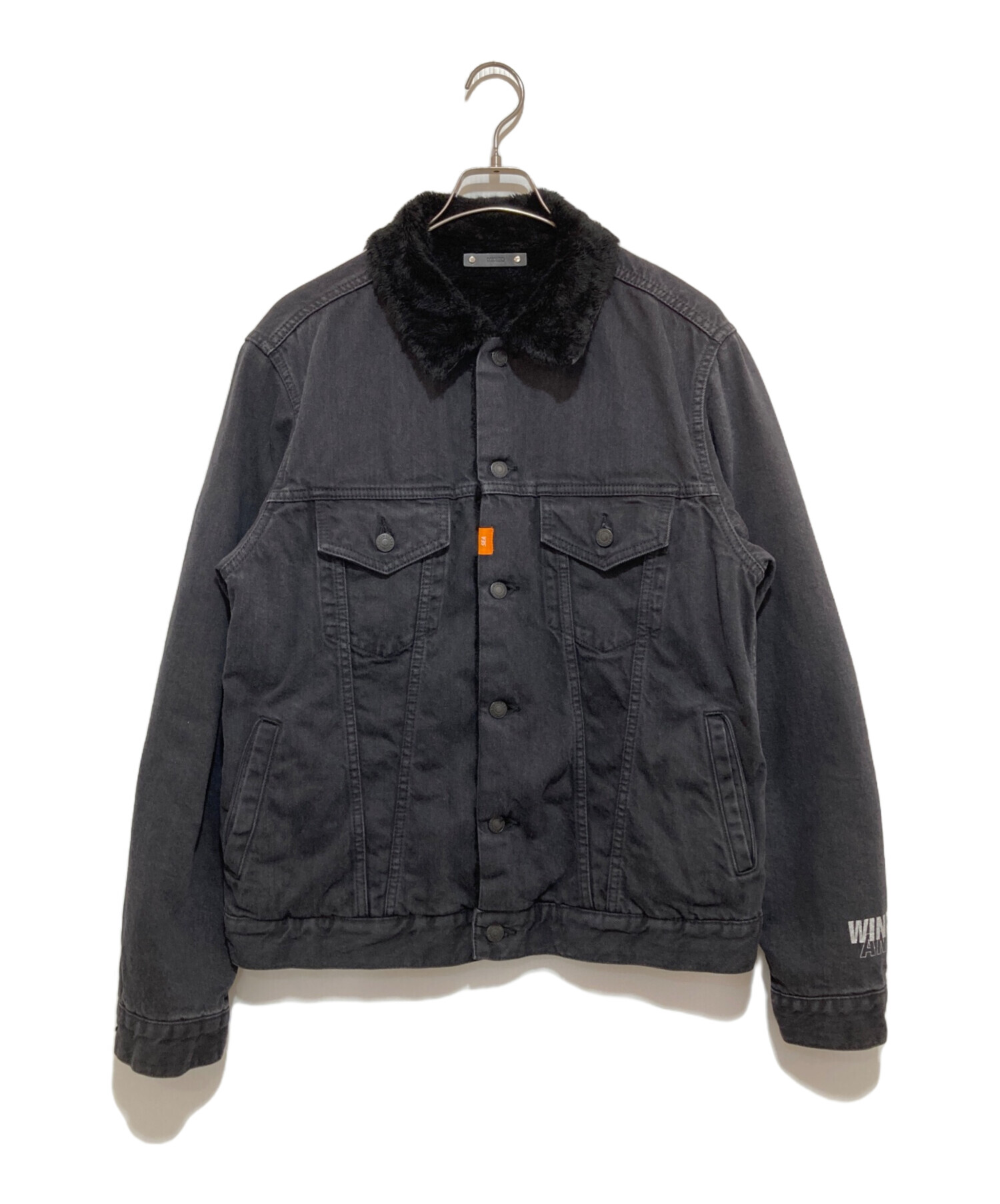 中古・古着通販】WIND AND SEA (ウィンド アンド シー) DENIM BOA GJKT MINEDENIM ブラック  サイズ:3｜ブランド・古着通販 トレファク公式【TREFAC FASHION】スマホサイト