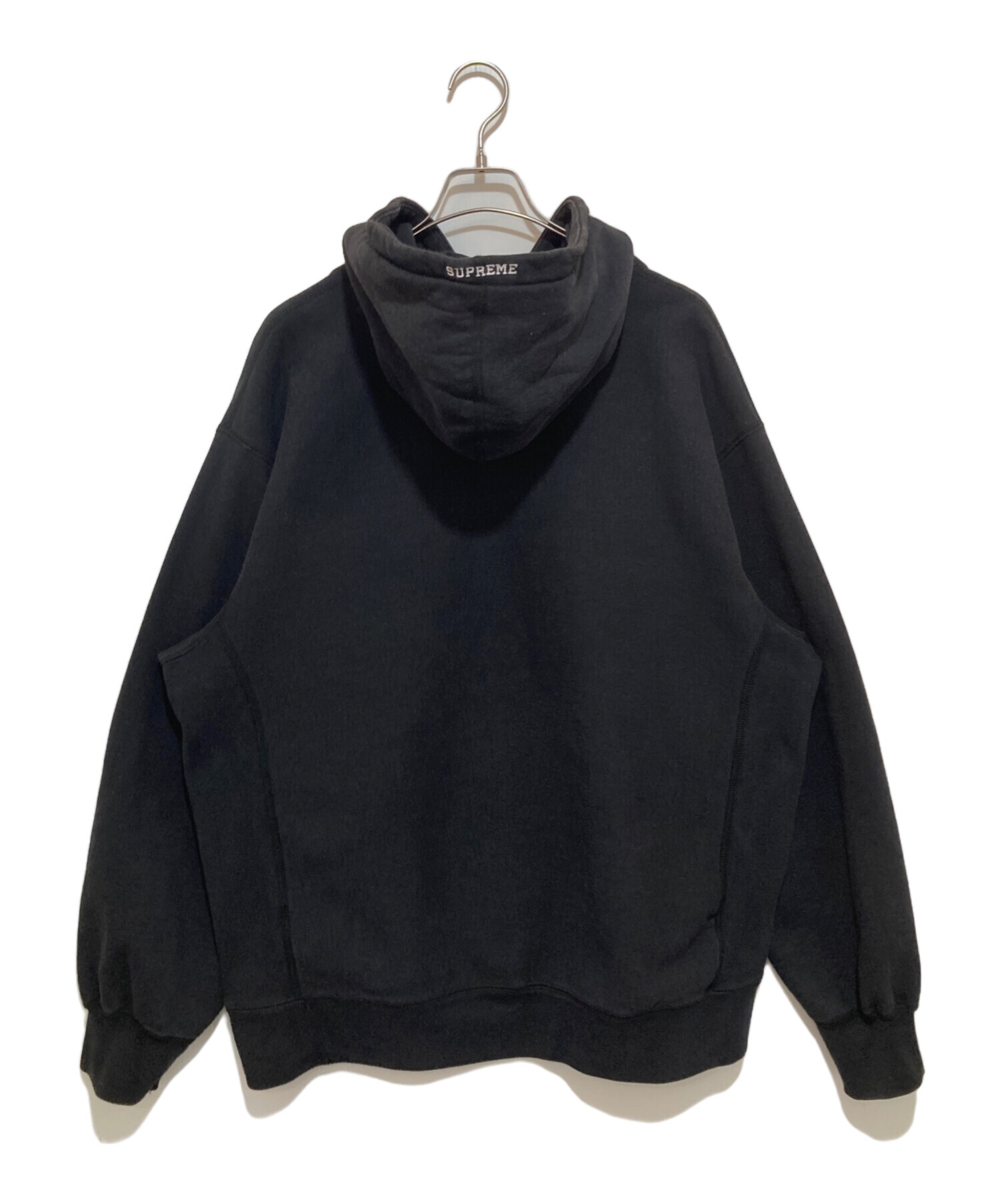 SUPREME (シュプリーム) S Logo Hooded Sweatshirt ブラック サイズ:XL