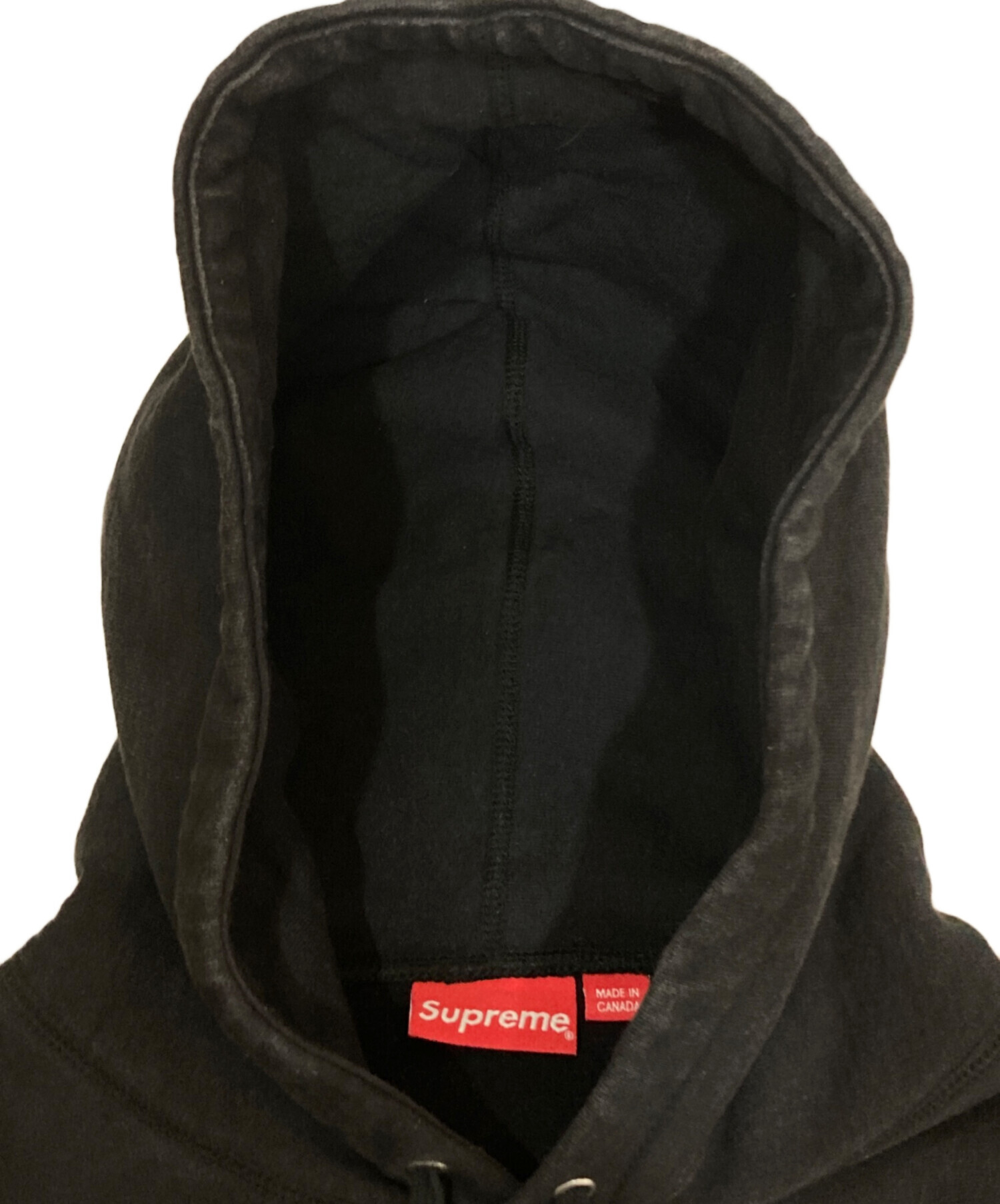 SUPREME (シュプリーム) S Logo Hooded Sweatshirt ブラック サイズ:XL