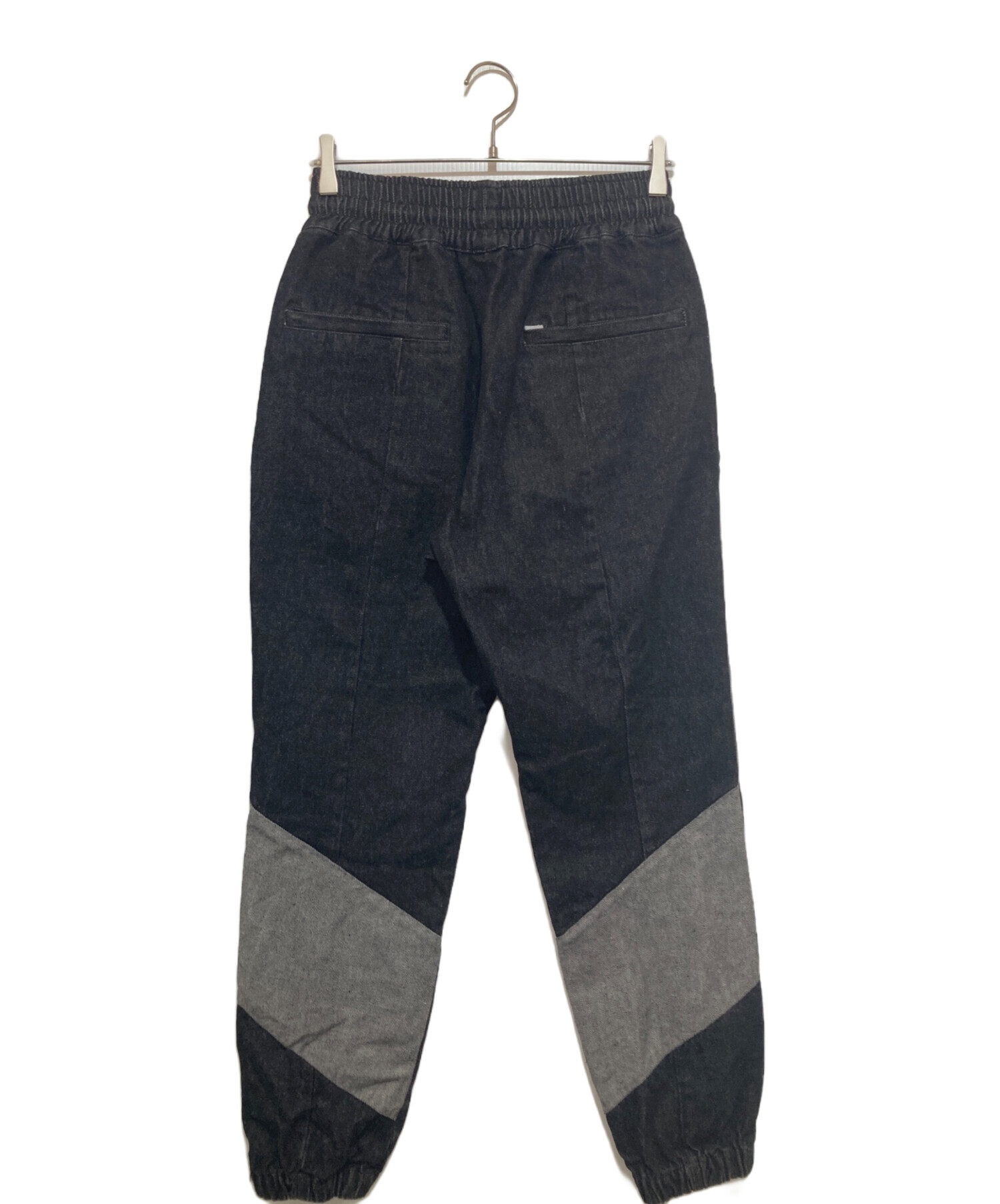 中古・古着通販】SAPEur (サプール) Denim Track Pants ブラック サイズ:S｜ブランド・古着通販 トレファク公式【TREFAC  FASHION】スマホサイト